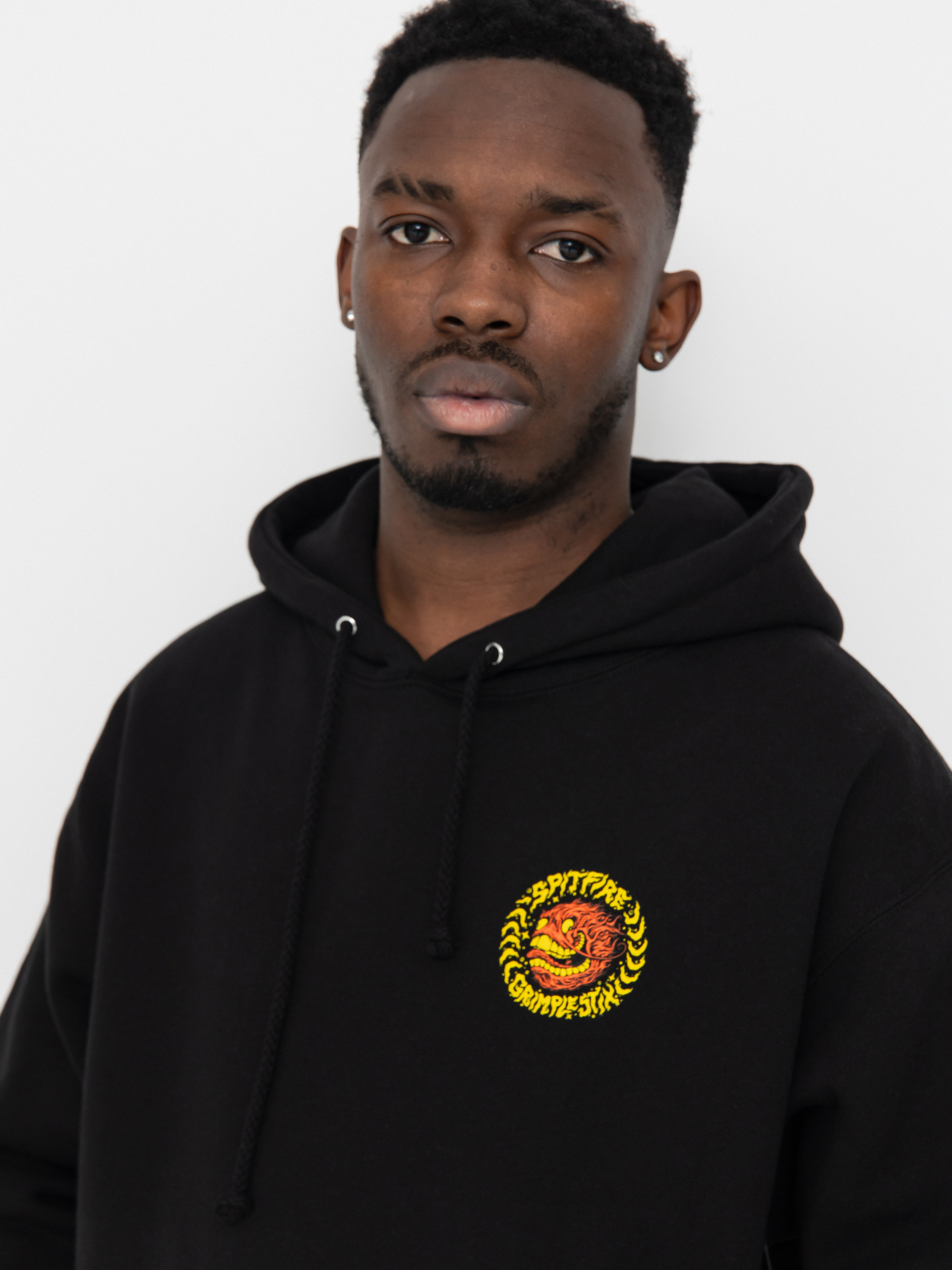 Hanorac cu glugă Spitfire Flying Grimple HD (black)