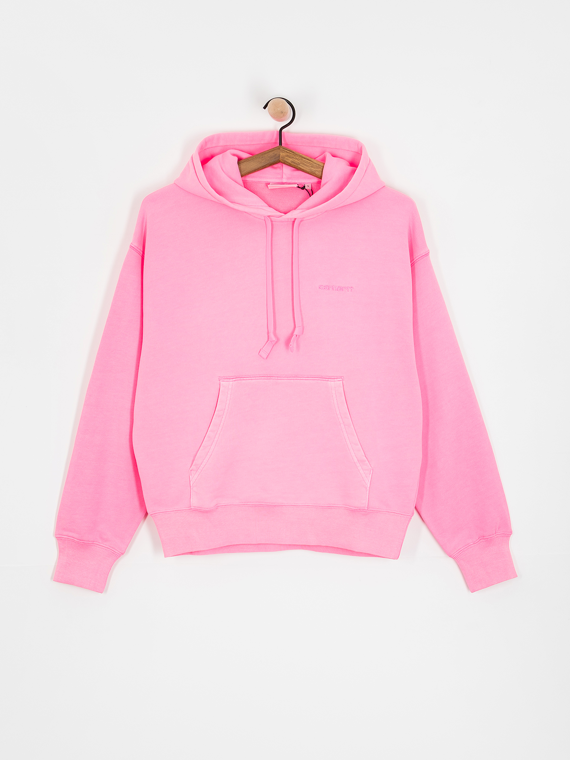 Hanorac cu glugă Carhartt WIP Lumo HD Wmn (lumo pink)