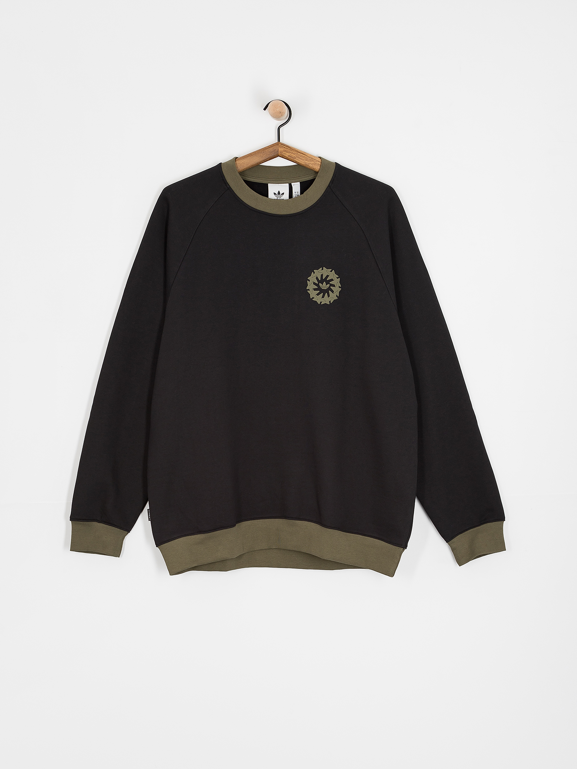 Hanorac adidas Star Wheel Crew (black/olistr)