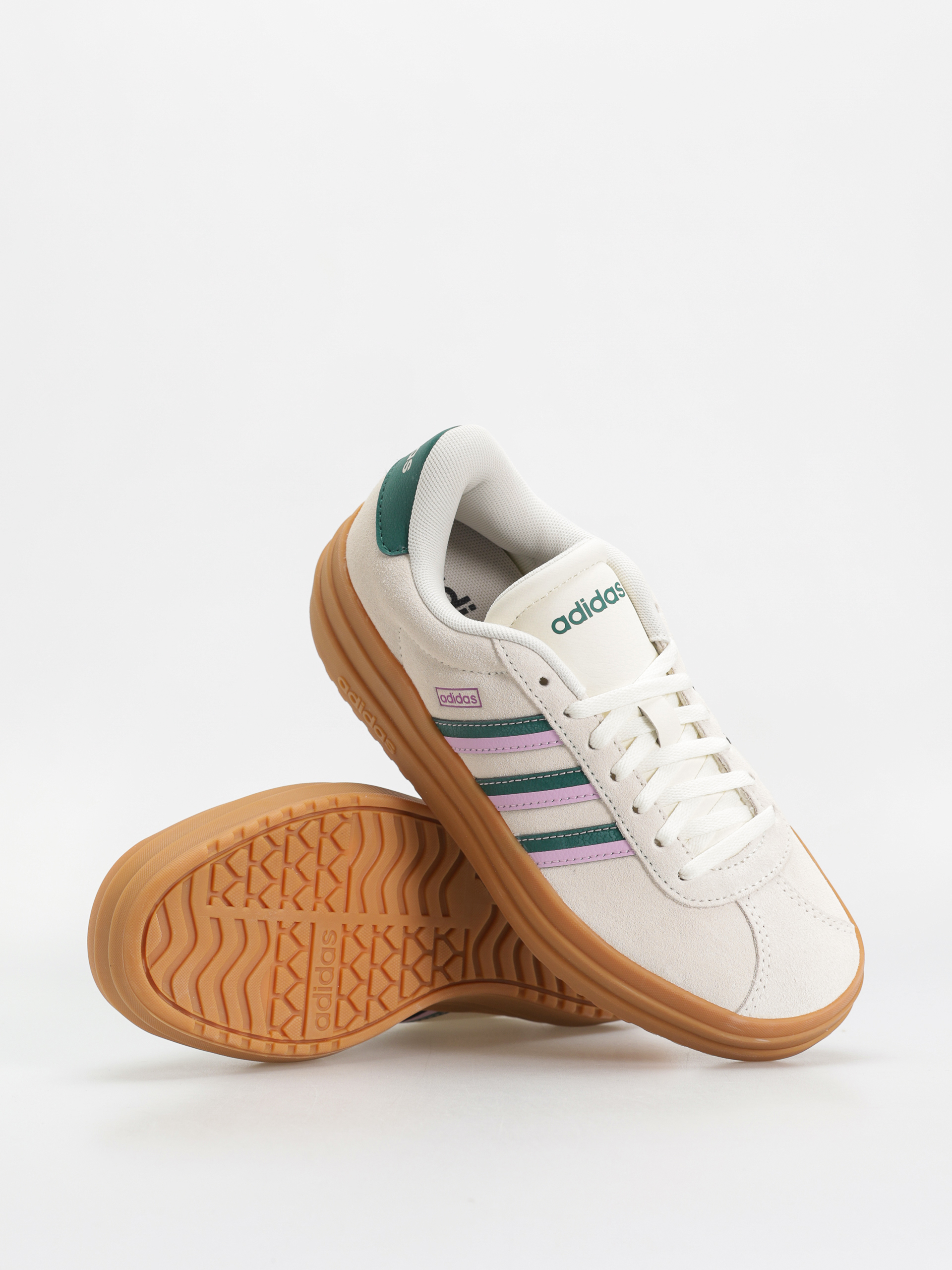 Pantofi adidas Vl Court Bold Wmn (owhite/cgreen/blilil)