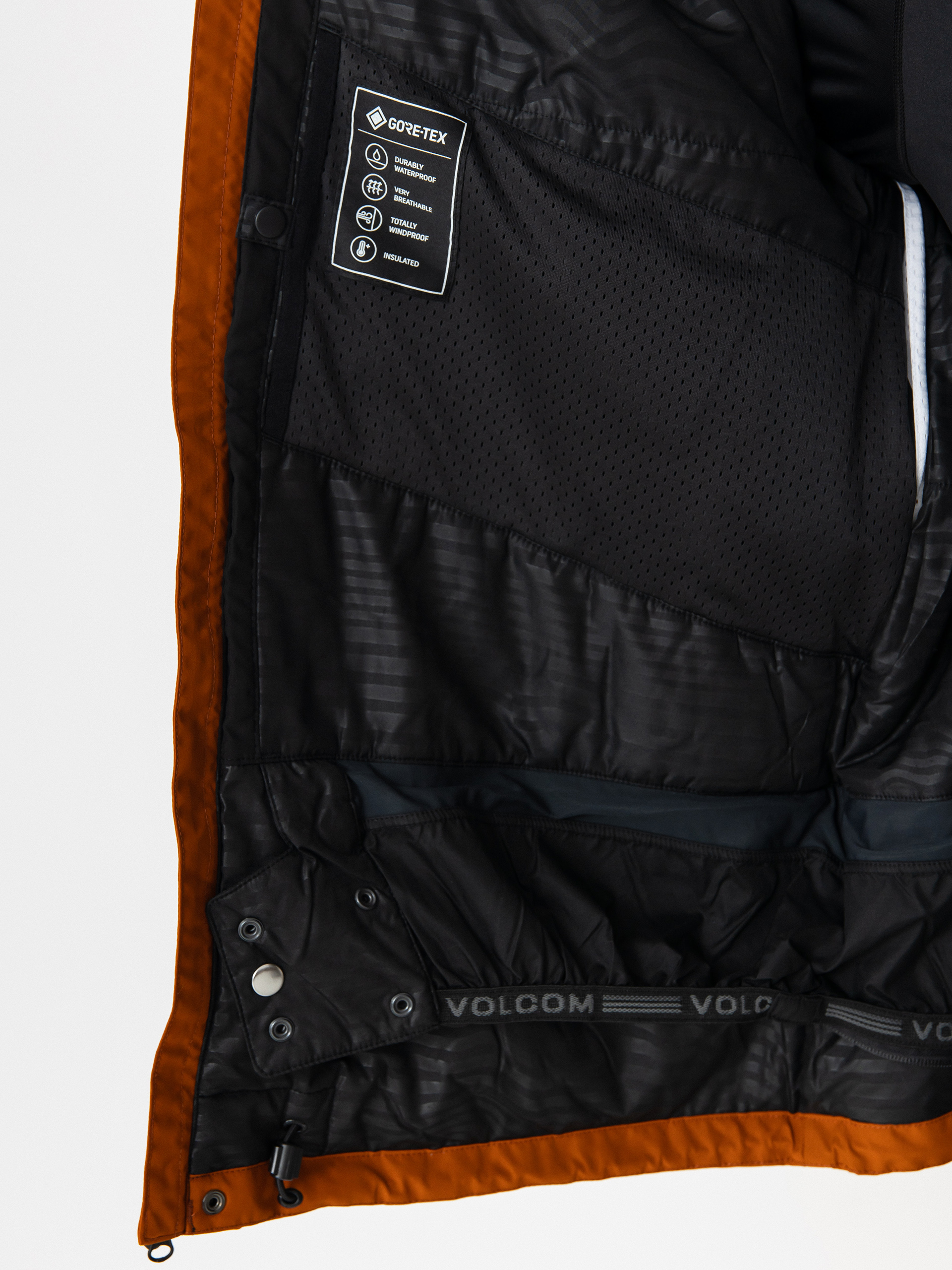 Pentru bărbați Geacă de snowboard Volcom Dua Ins Gore (caramel)