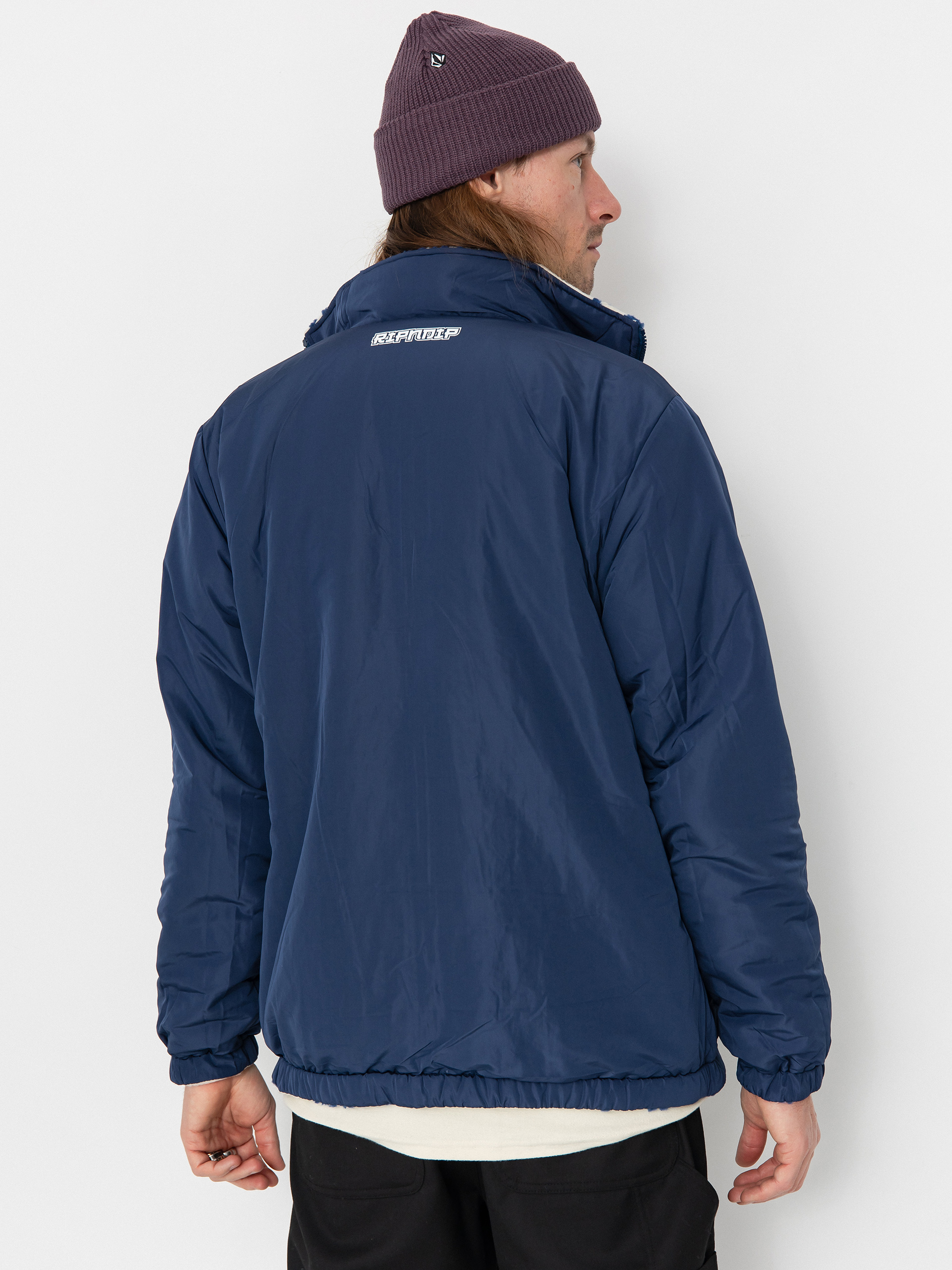 Geacă RipNDip Haku Reversible (off white/navy)