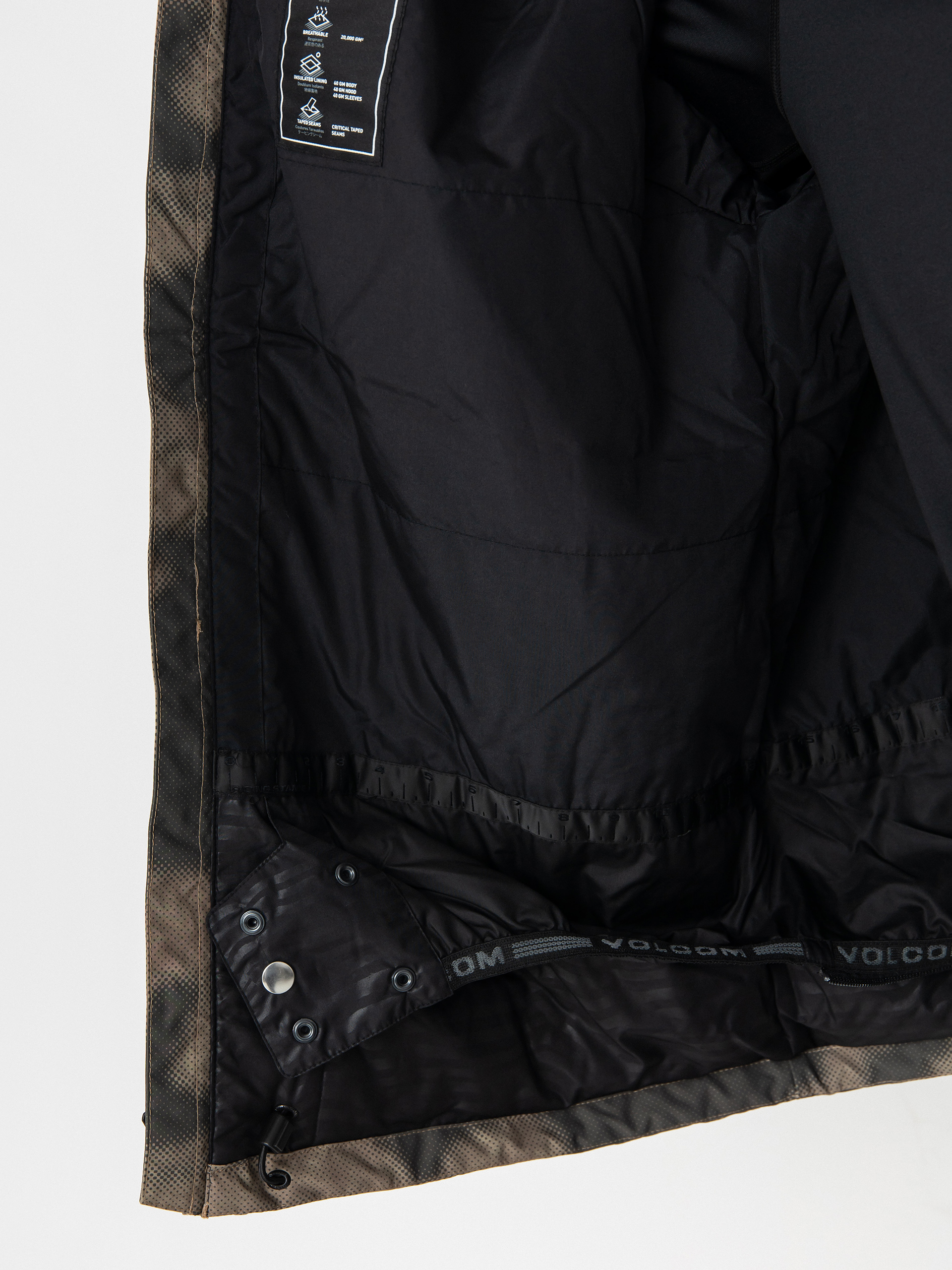 Pentru bărbați Geacă de snowboard Volcom 2836 Ins (camouflage)