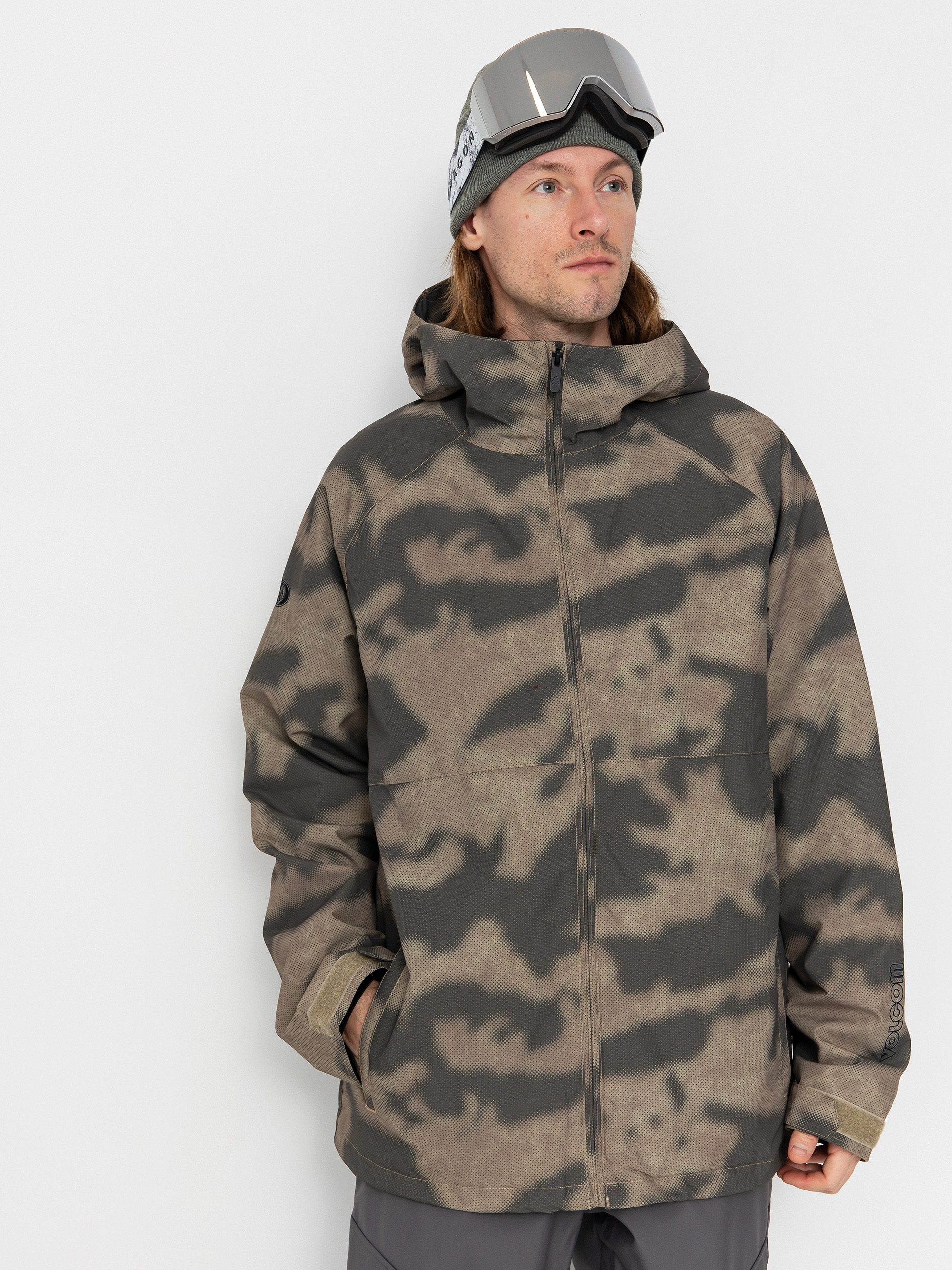 Pentru bărbați Geacă de snowboard Volcom 2836 Ins (camouflage)