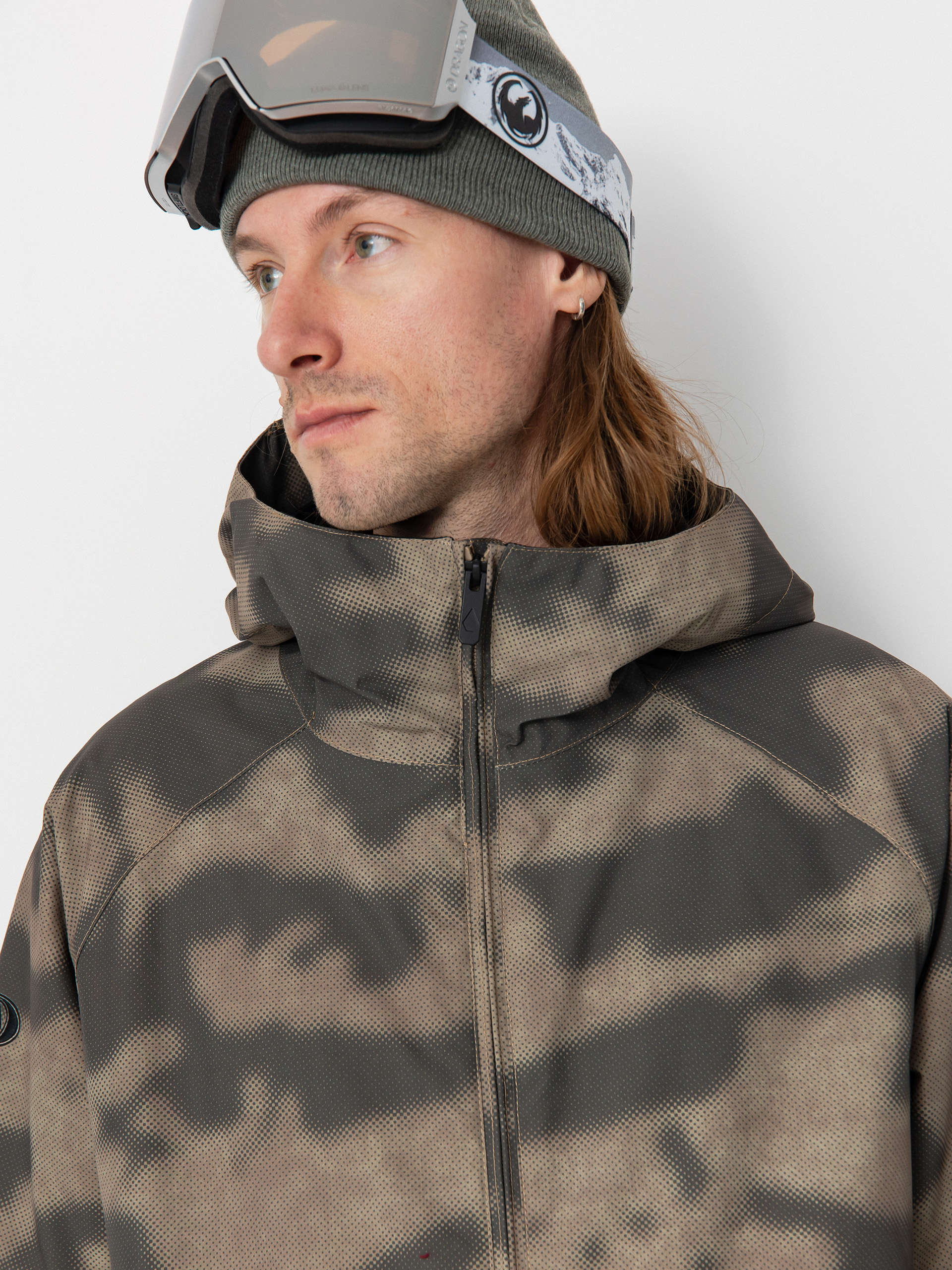 Pentru bărbați Geacă de snowboard Volcom 2836 Ins (camouflage)
