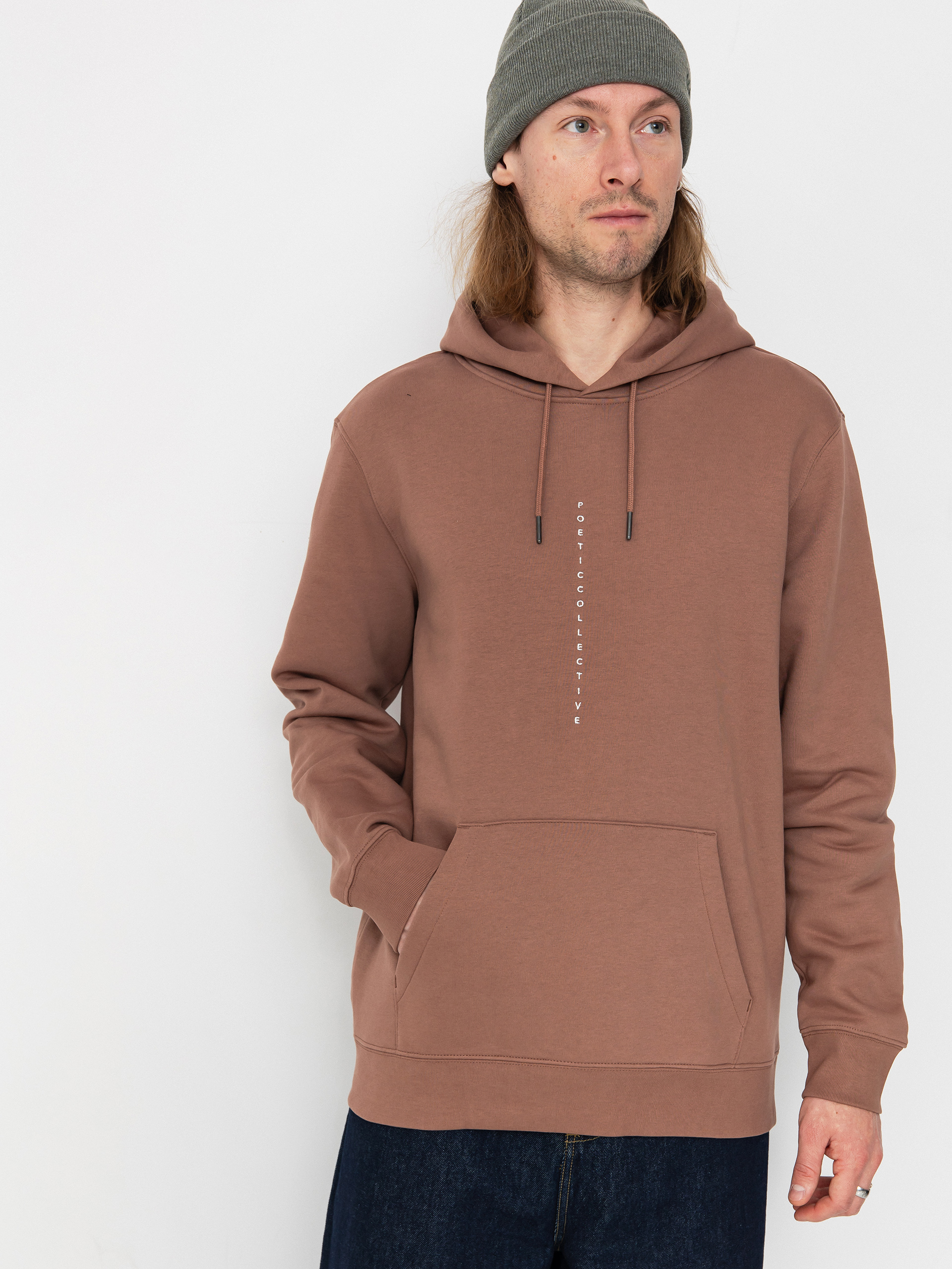 Hanorac cu glugă Poetic Collective Painting HD (brown)