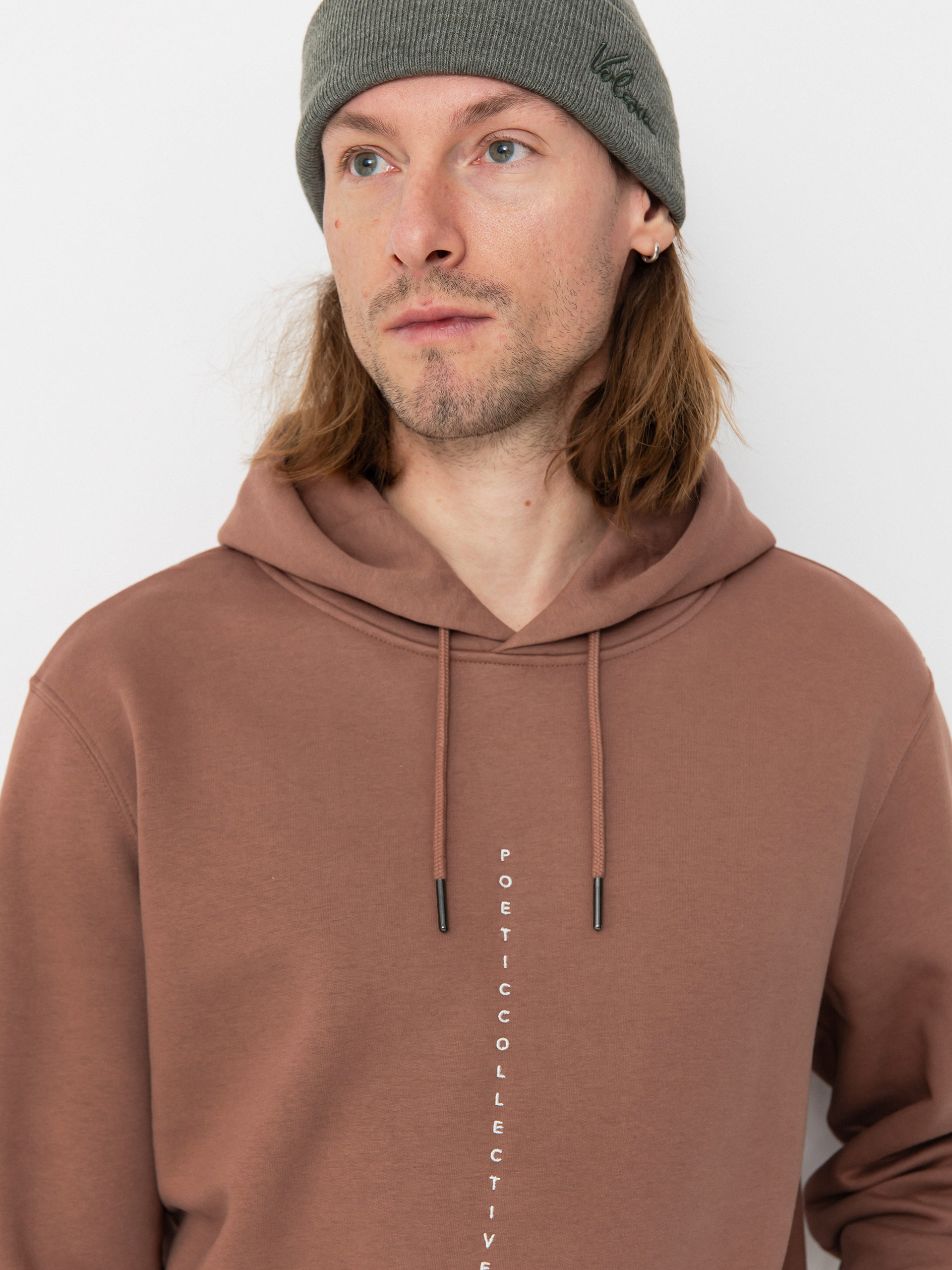 Hanorac cu glugă Poetic Collective Painting HD (brown)