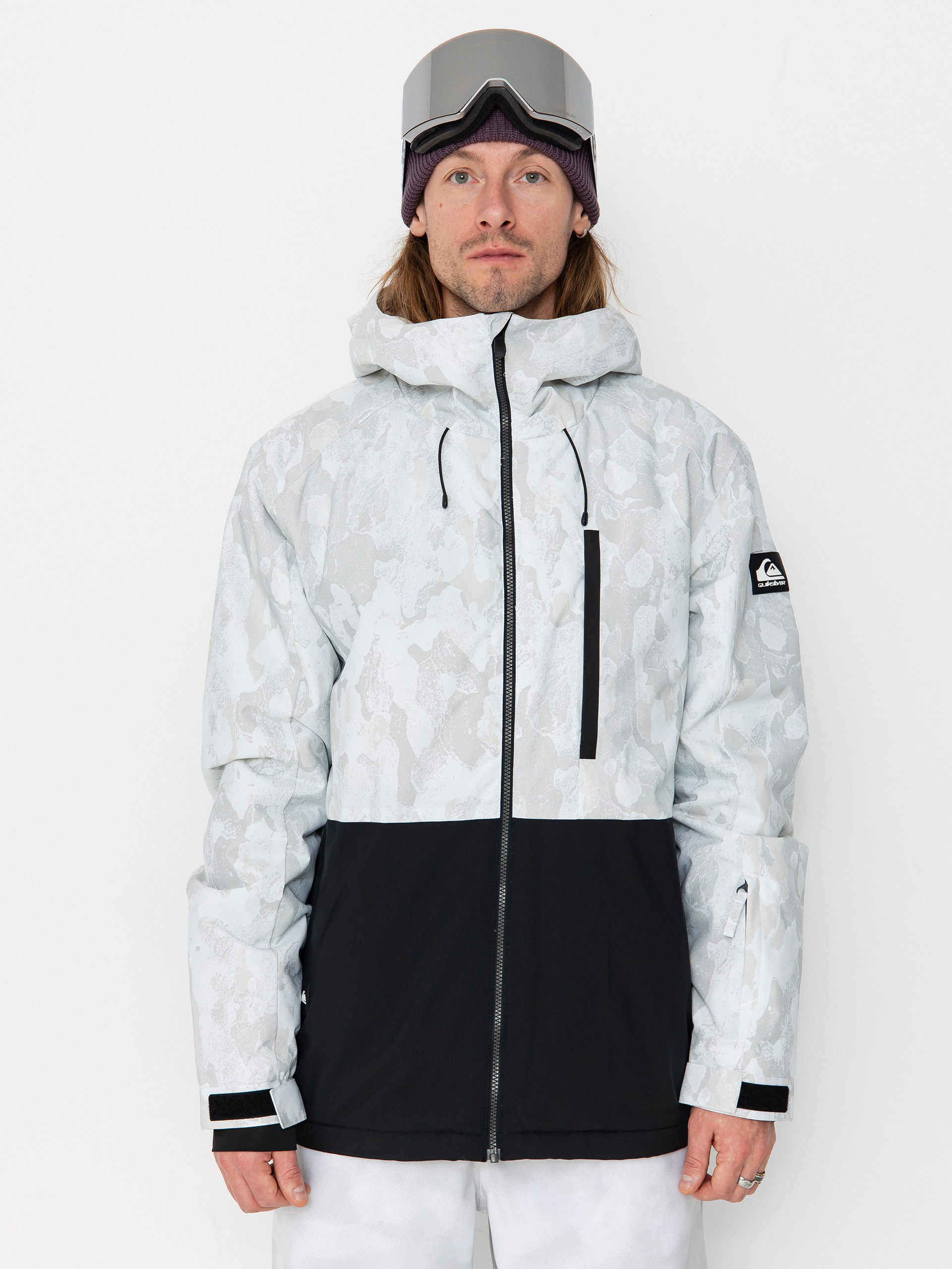 Geacu0103 de snowboard Quiksilver Mission Printed Block (nature zoom birch)