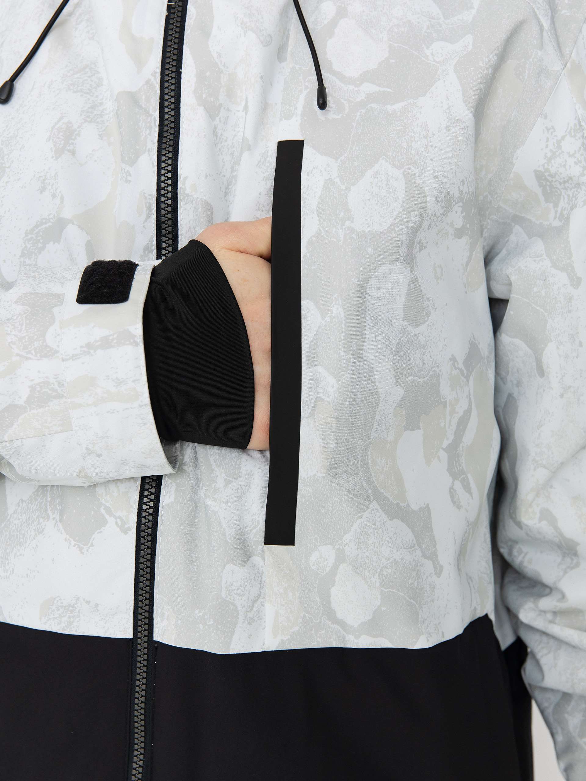 Pentru bărbați Geacă de snowboard Quiksilver Mission Printed Block (nature zoom birch)