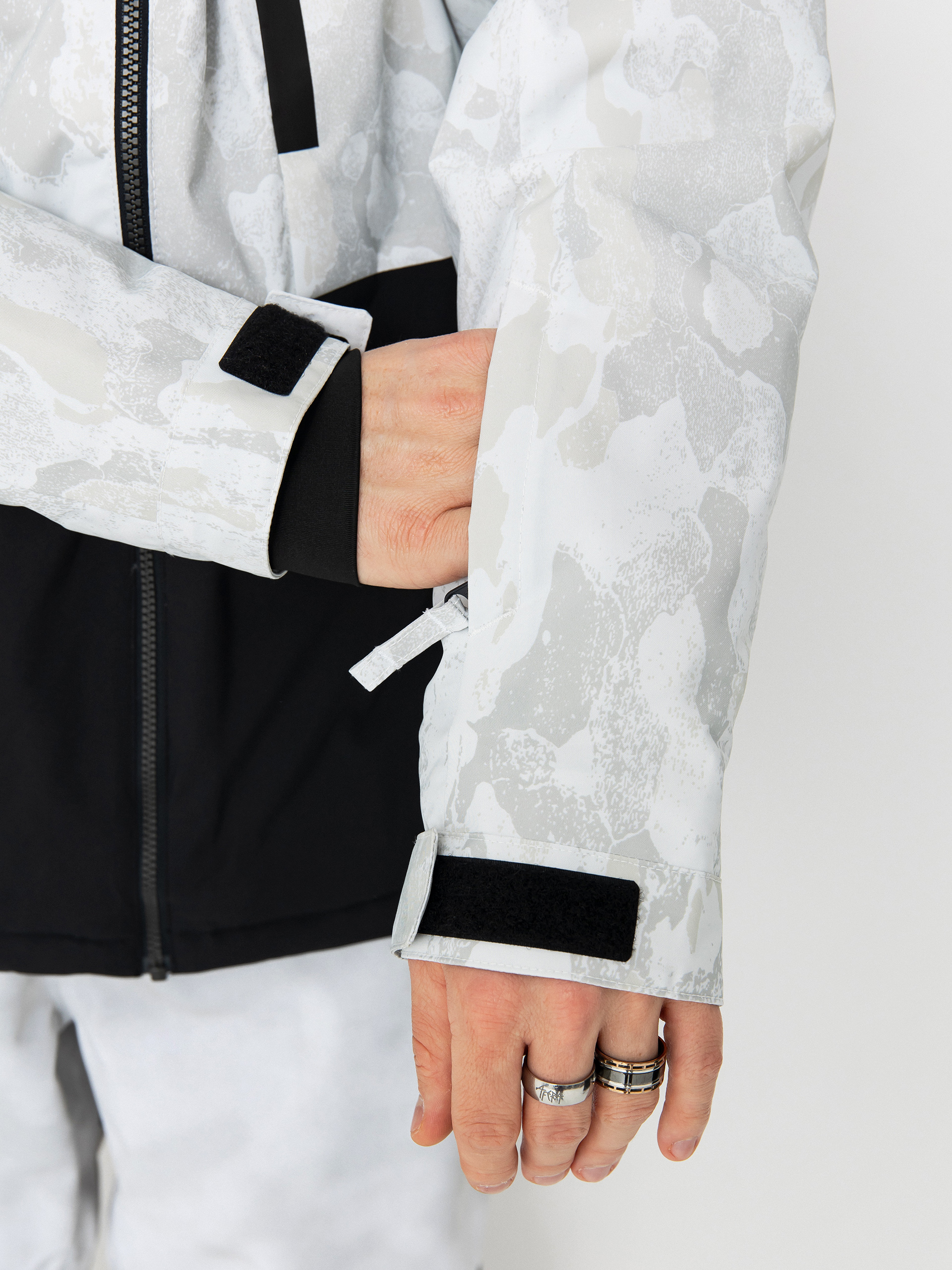 Pentru bărbați Geacă de snowboard Quiksilver Mission Printed Block (nature zoom birch)