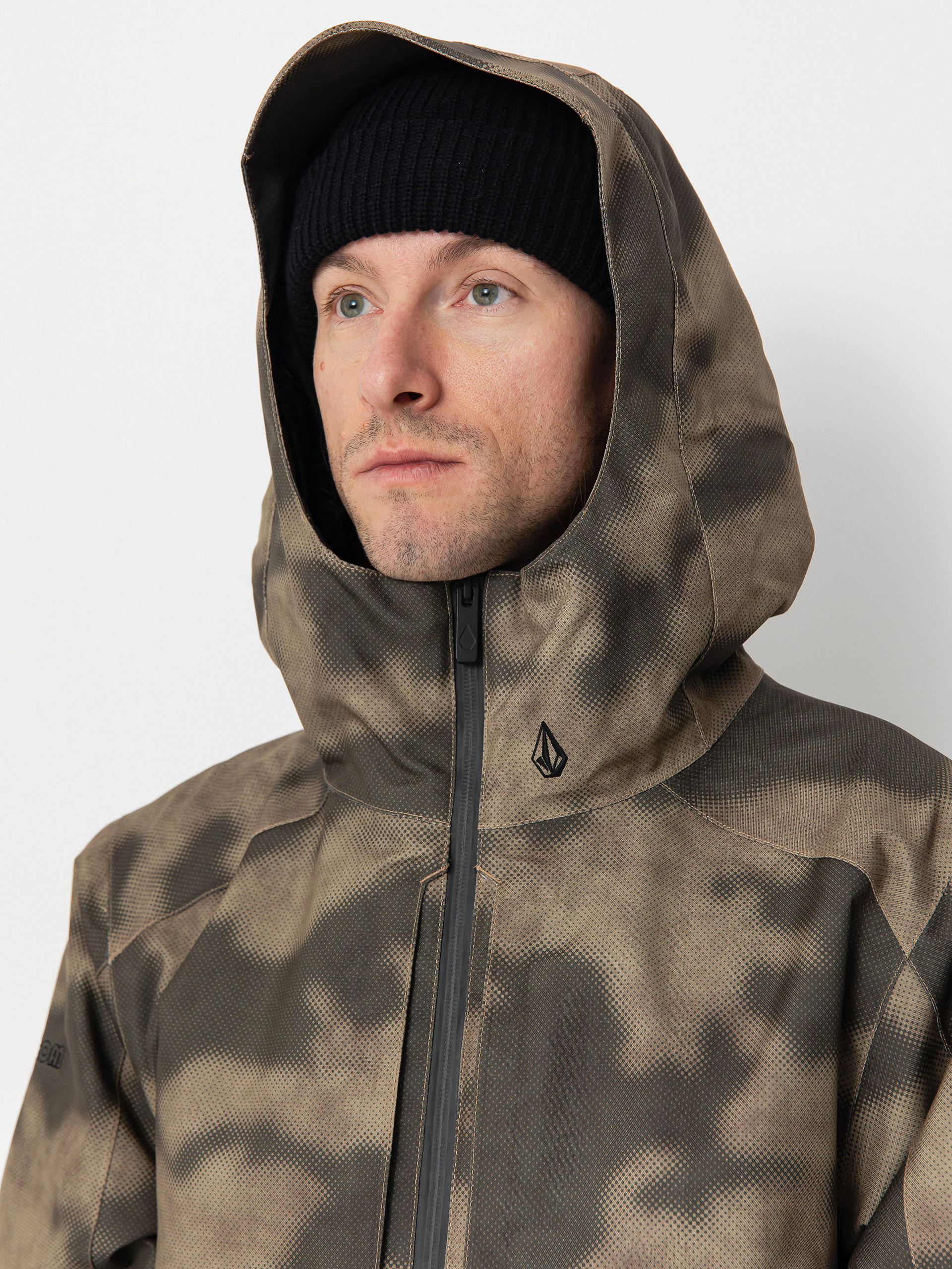 Pentru bărbați Geacă de snowboard Volcom Brighton Pullover (camouflage)