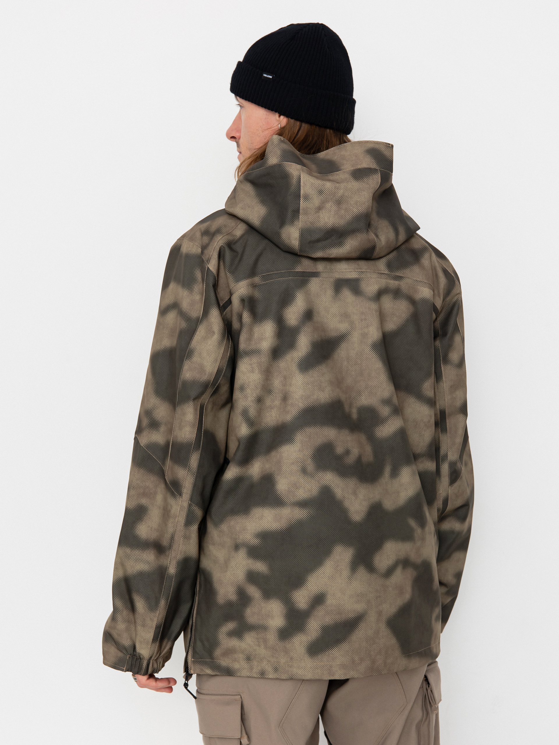 Pentru bărbați Geacă de snowboard Volcom Brighton Pullover (camouflage)