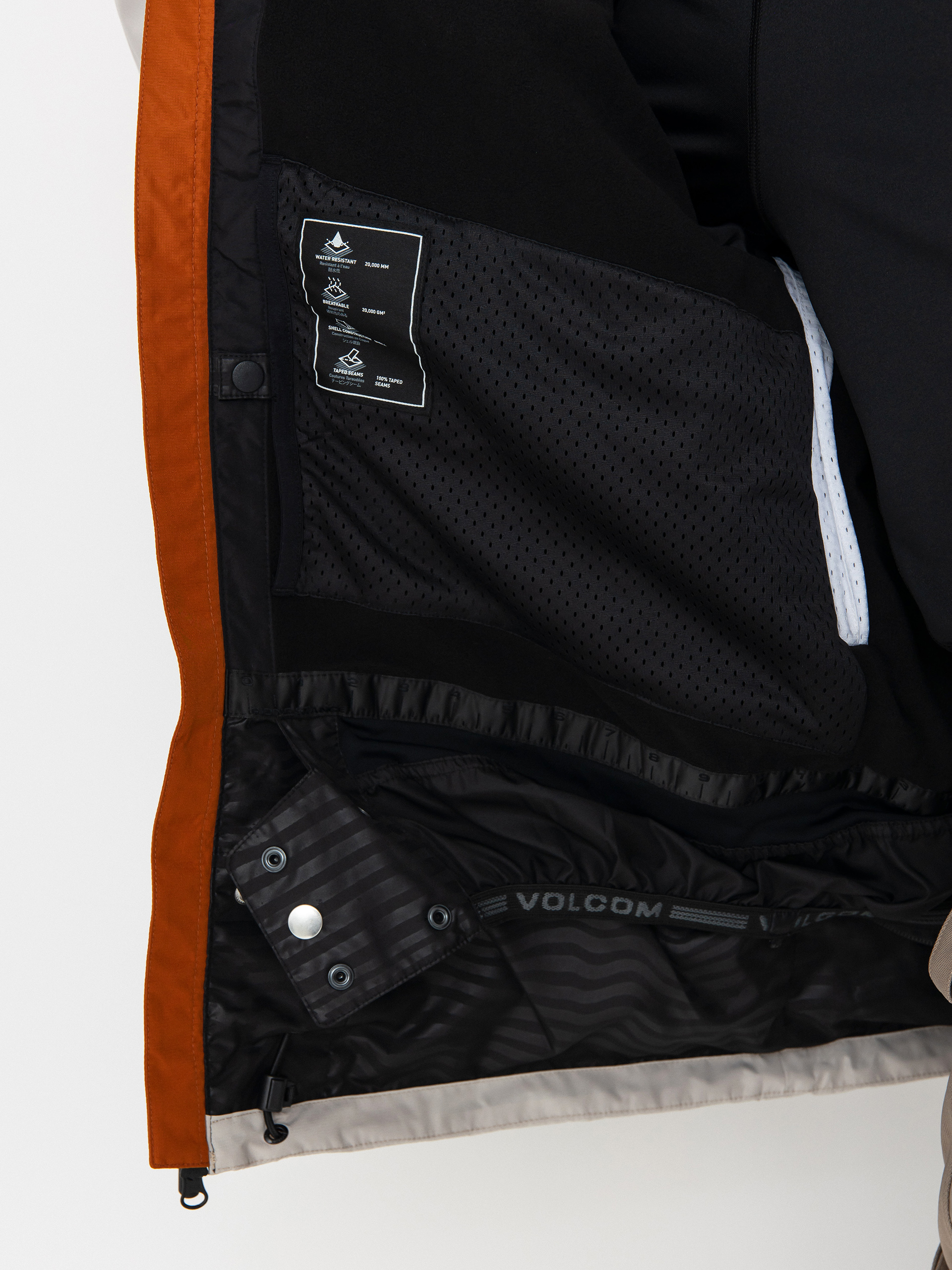 Pentru bărbați Geacă de snowboard Volcom Nightbreaker 20K (chestnut brown)