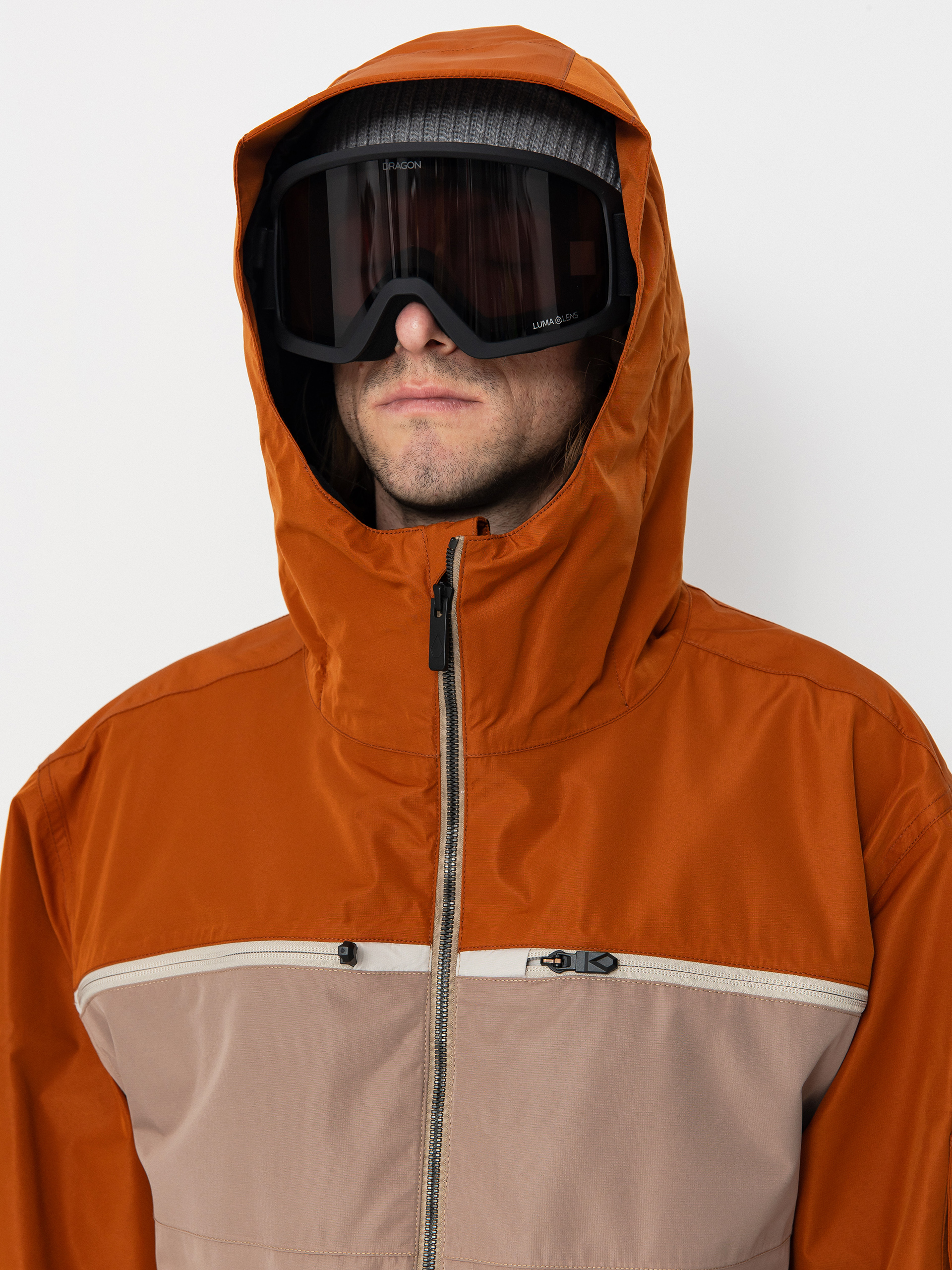 Pentru bărbați Geacă de snowboard Volcom Nightbreaker 20K (chestnut brown)