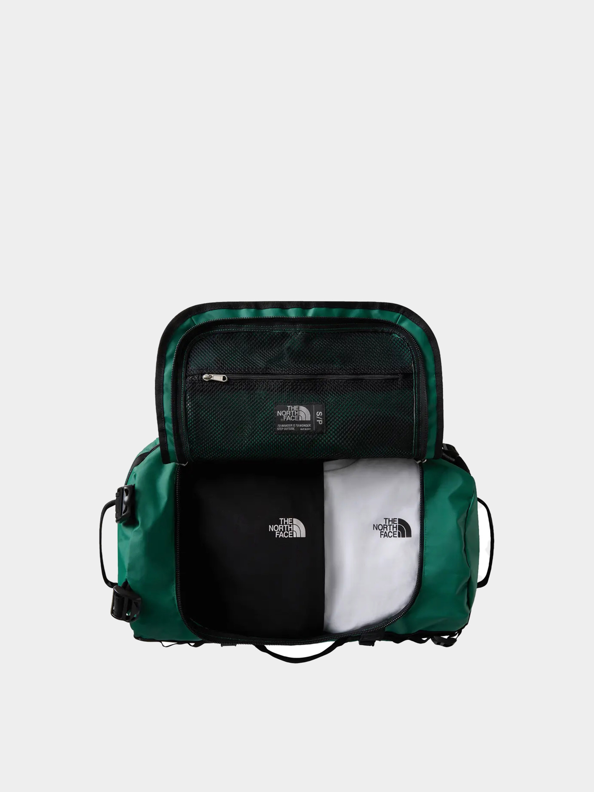 Geantă The North Face Base Camp Duffel S (evergreen/tnf black)