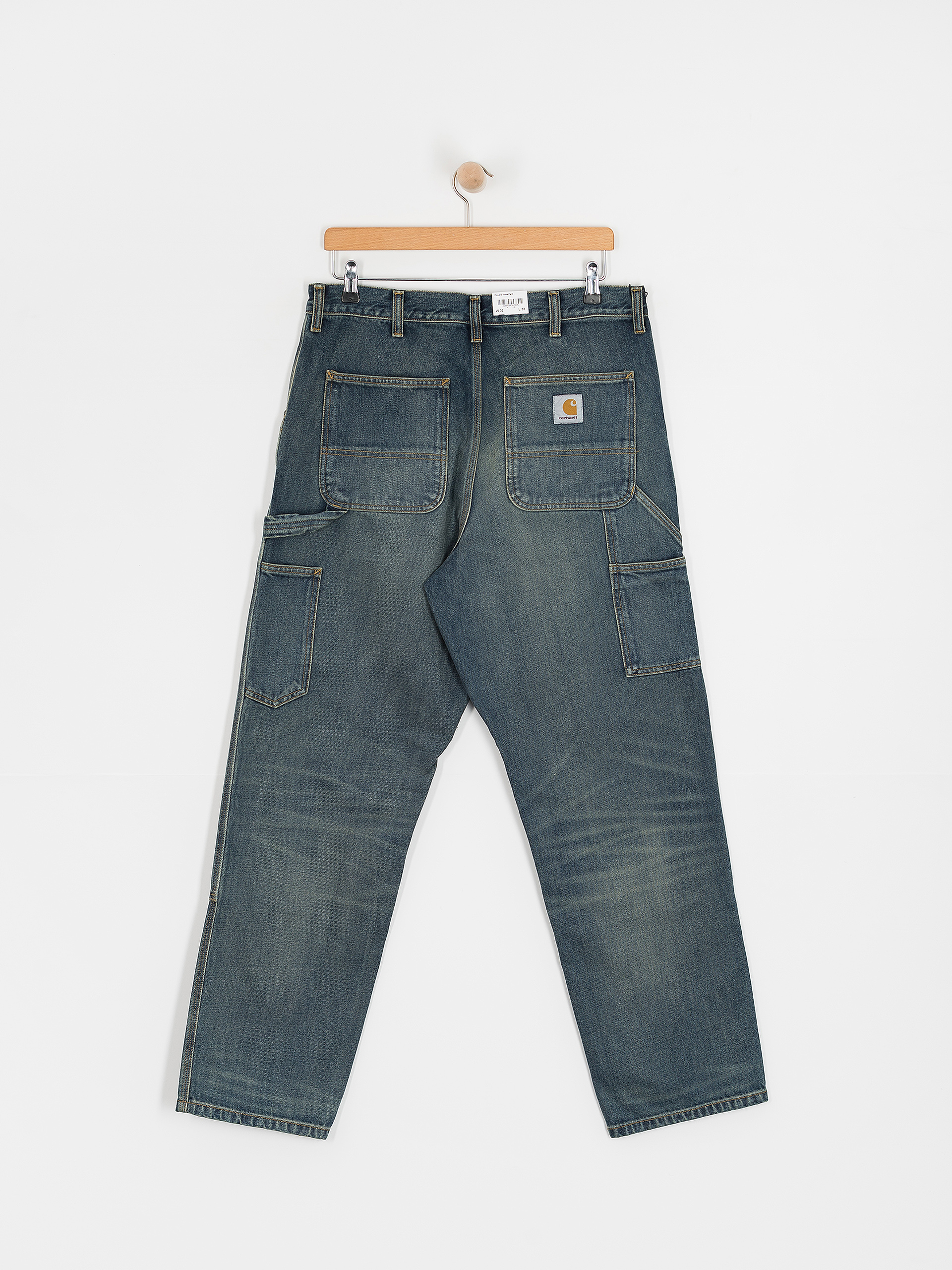 Pantaloni Carhartt WIP Double Knee (blue)