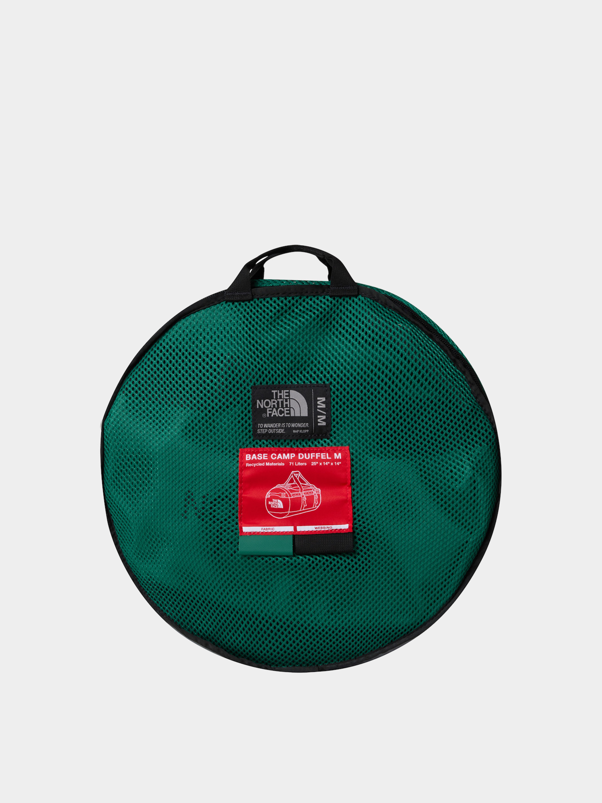Geantă The North Face Base Camp Duffel M (evergreen/tnf black)