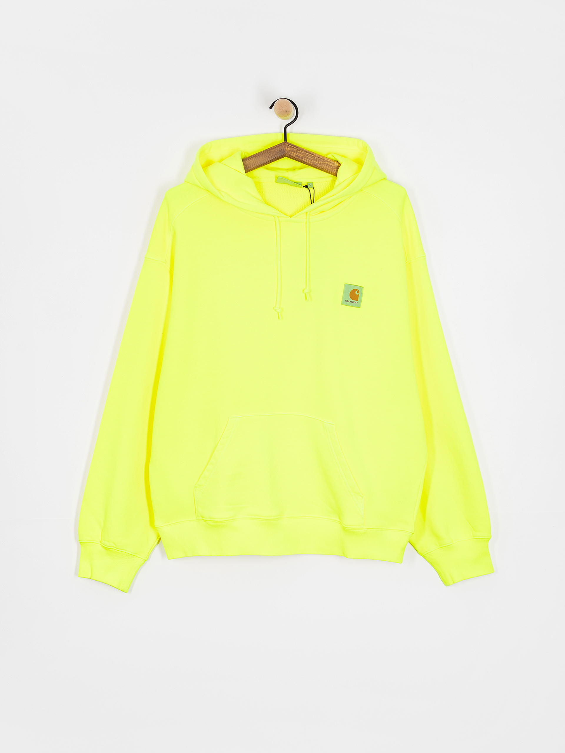 Hanorac cu glugă Carhartt WIP Industry HD (lumo yellow)