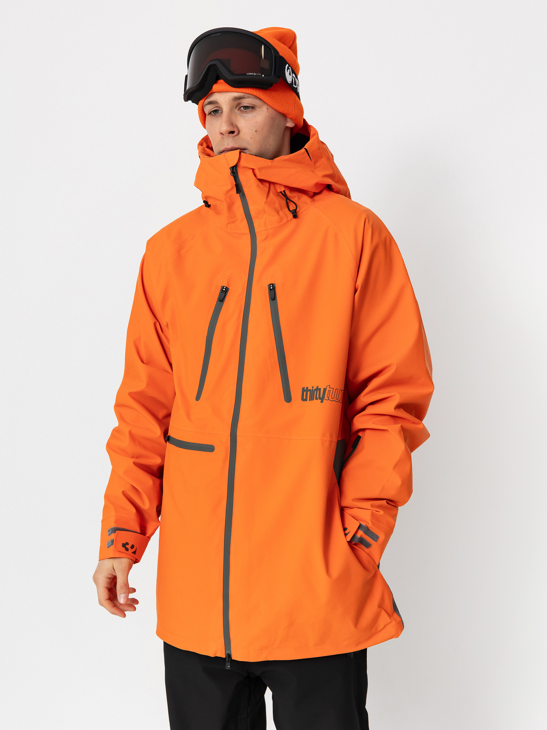 Pentru bărbați Geacă de snowboard ThirtyTwo Tm (orange)