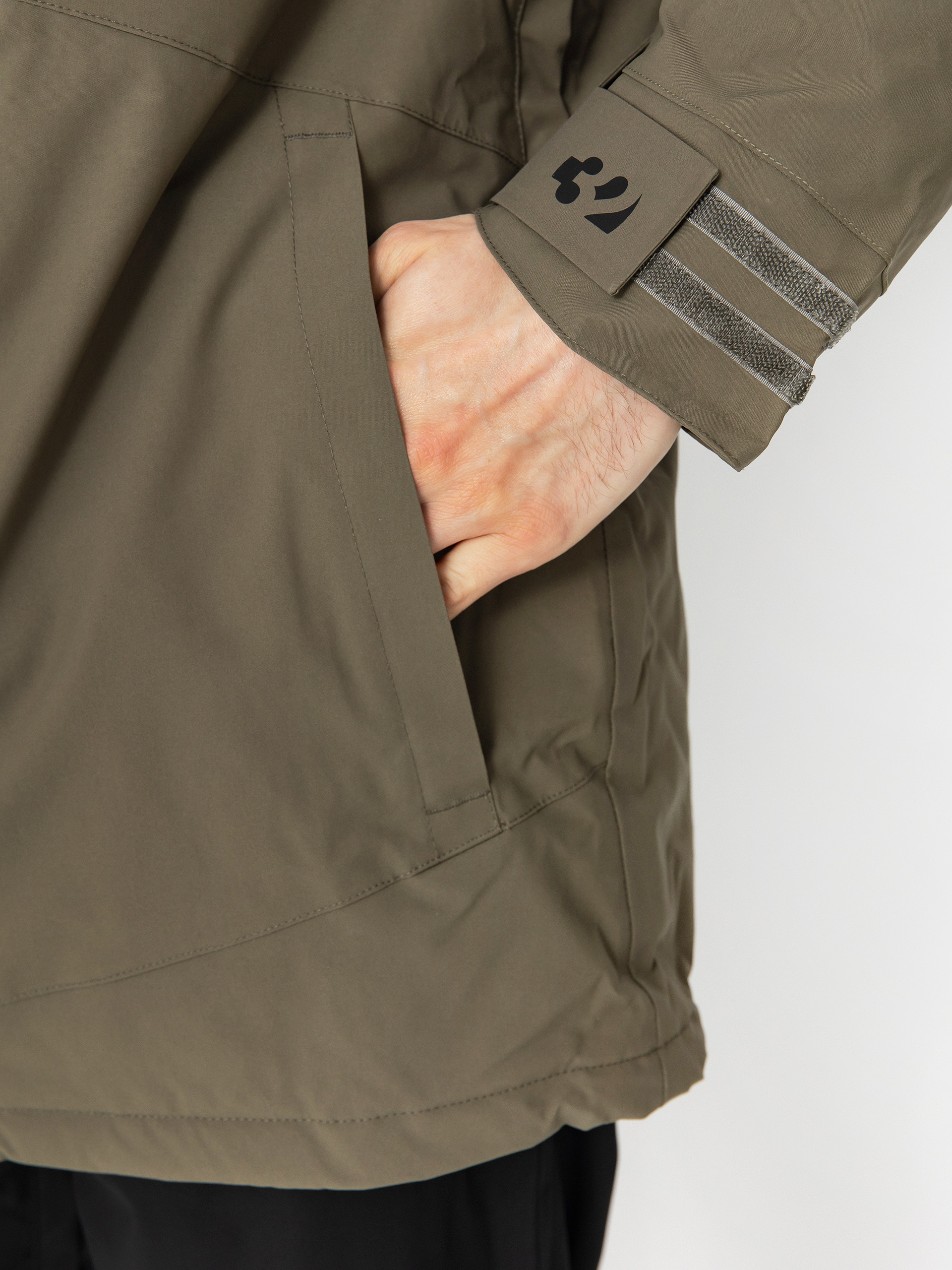 Pentru bărbați Geacă de snowboard ThirtyTwo Lashed Insulated (olive)