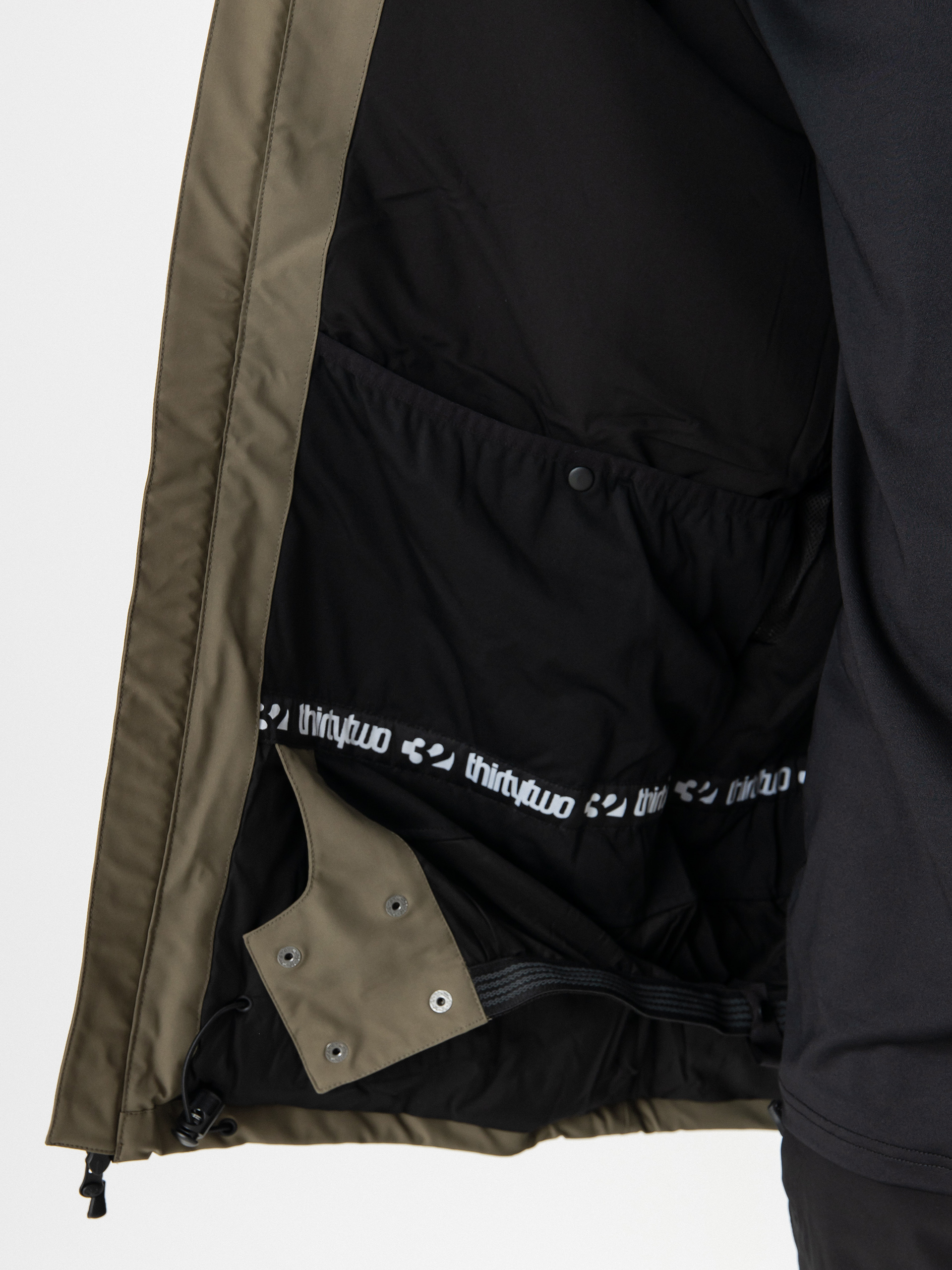 Pentru bărbați Geacă de snowboard ThirtyTwo Lashed Insulated (olive)