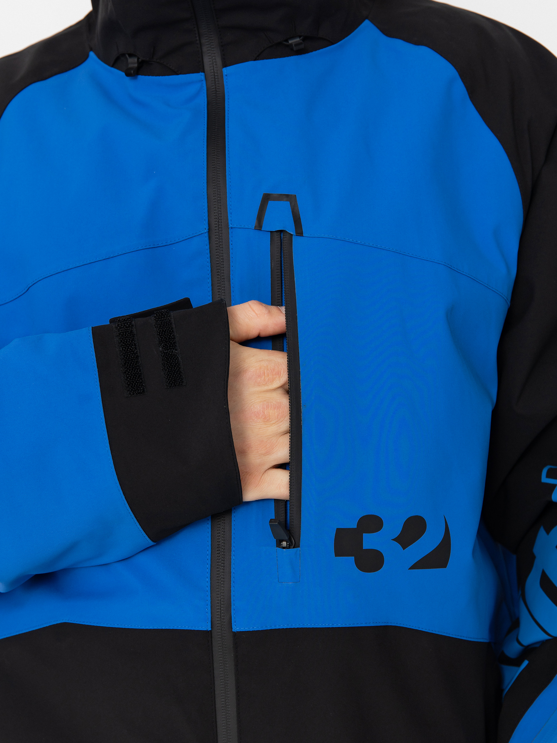 Pentru bărbați Geacă de snowboard ThirtyTwo Lashed Insulated (black/blue)