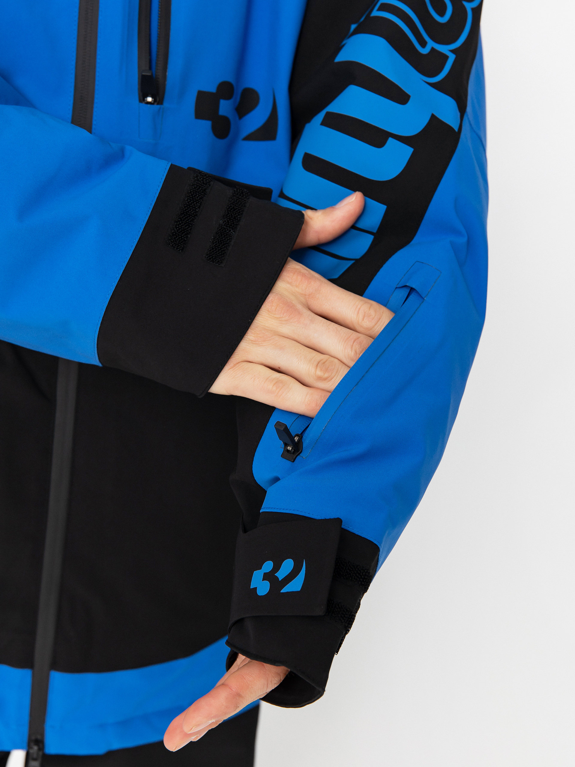 Pentru bărbați Geacă de snowboard ThirtyTwo Lashed Insulated (black/blue)