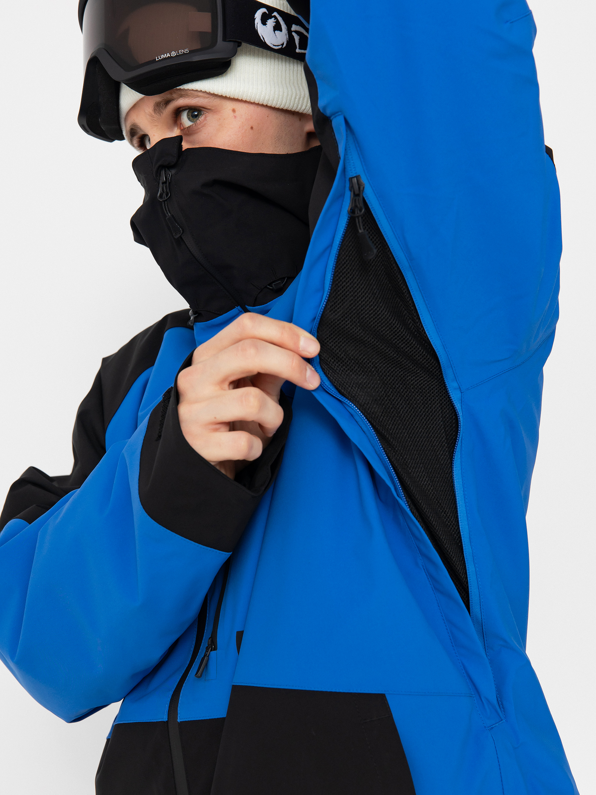 Pentru bărbați Geacă de snowboard ThirtyTwo Lashed Insulated (black/blue)
