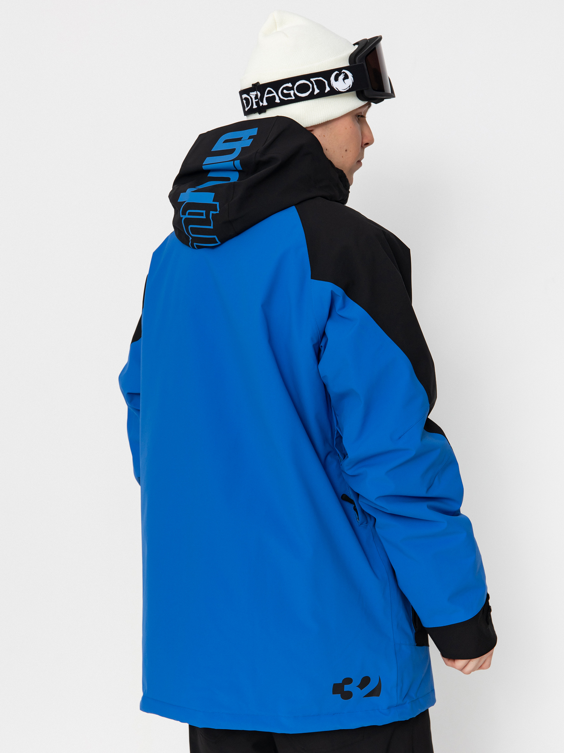 Pentru bărbați Geacă de snowboard ThirtyTwo Lashed Insulated (black/blue)