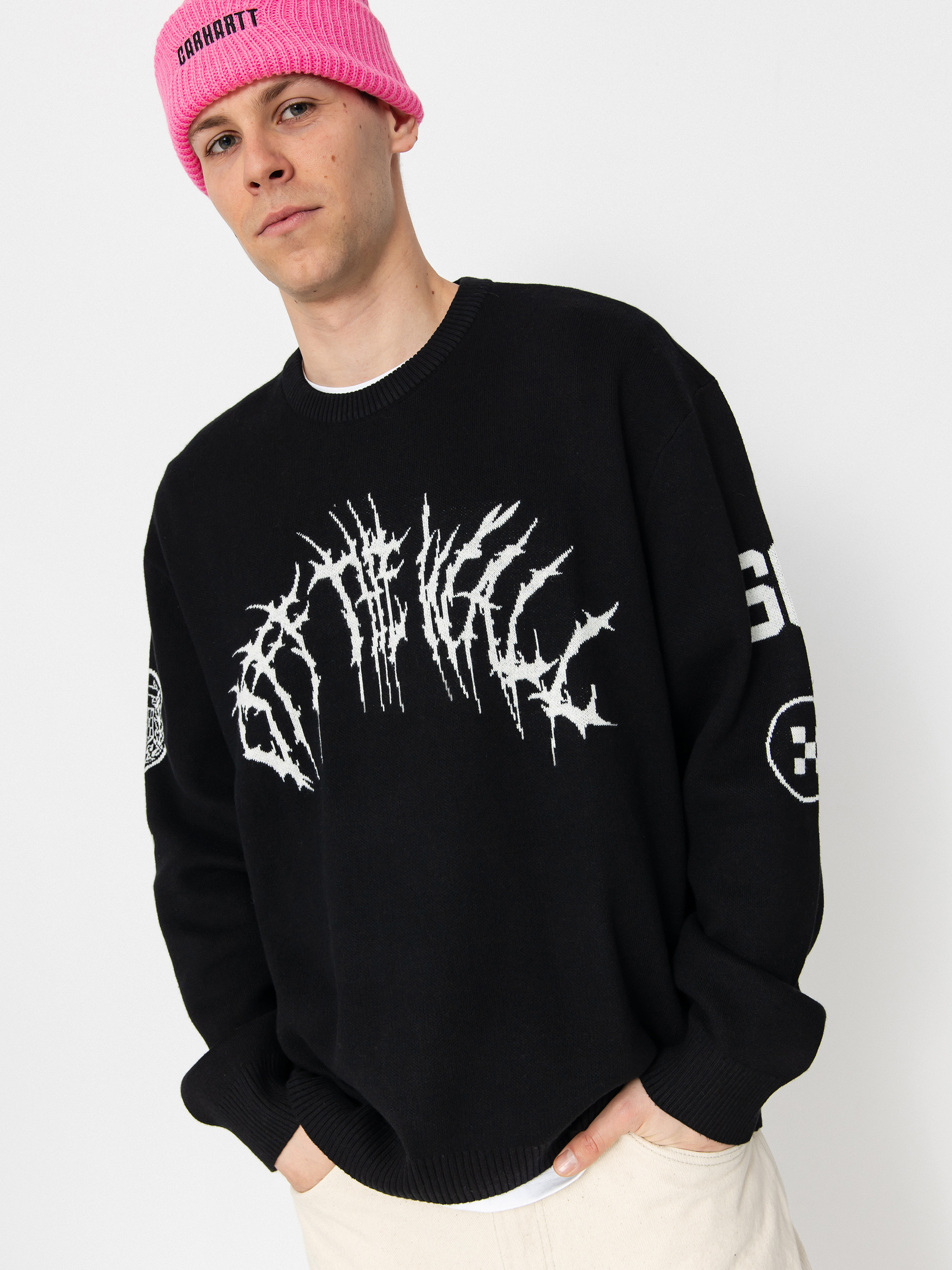 Pulover Vans Metal Arch Crew (black)