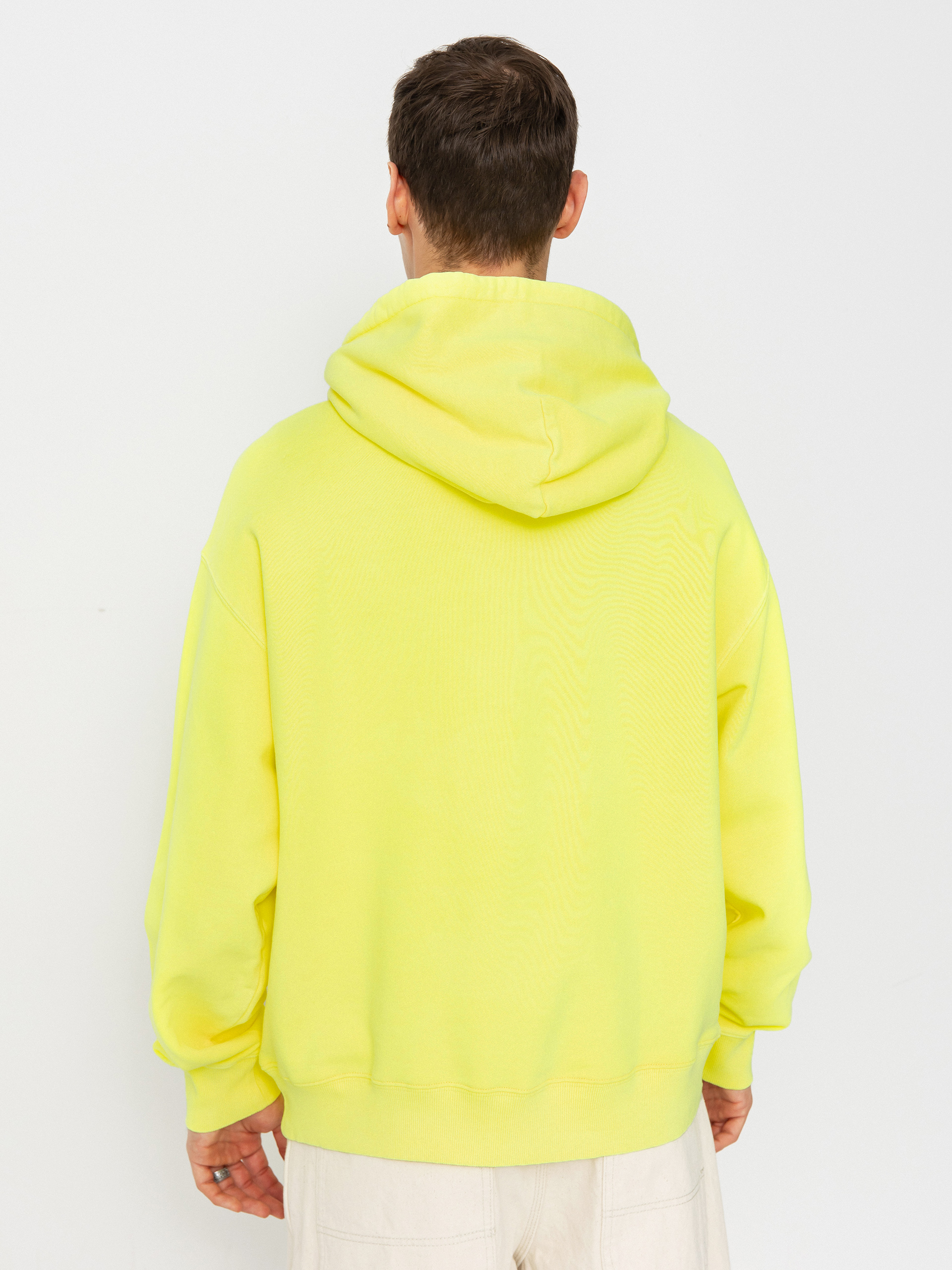 Hanorac cu glugă Carhartt WIP Industry HD (lumo yellow)
