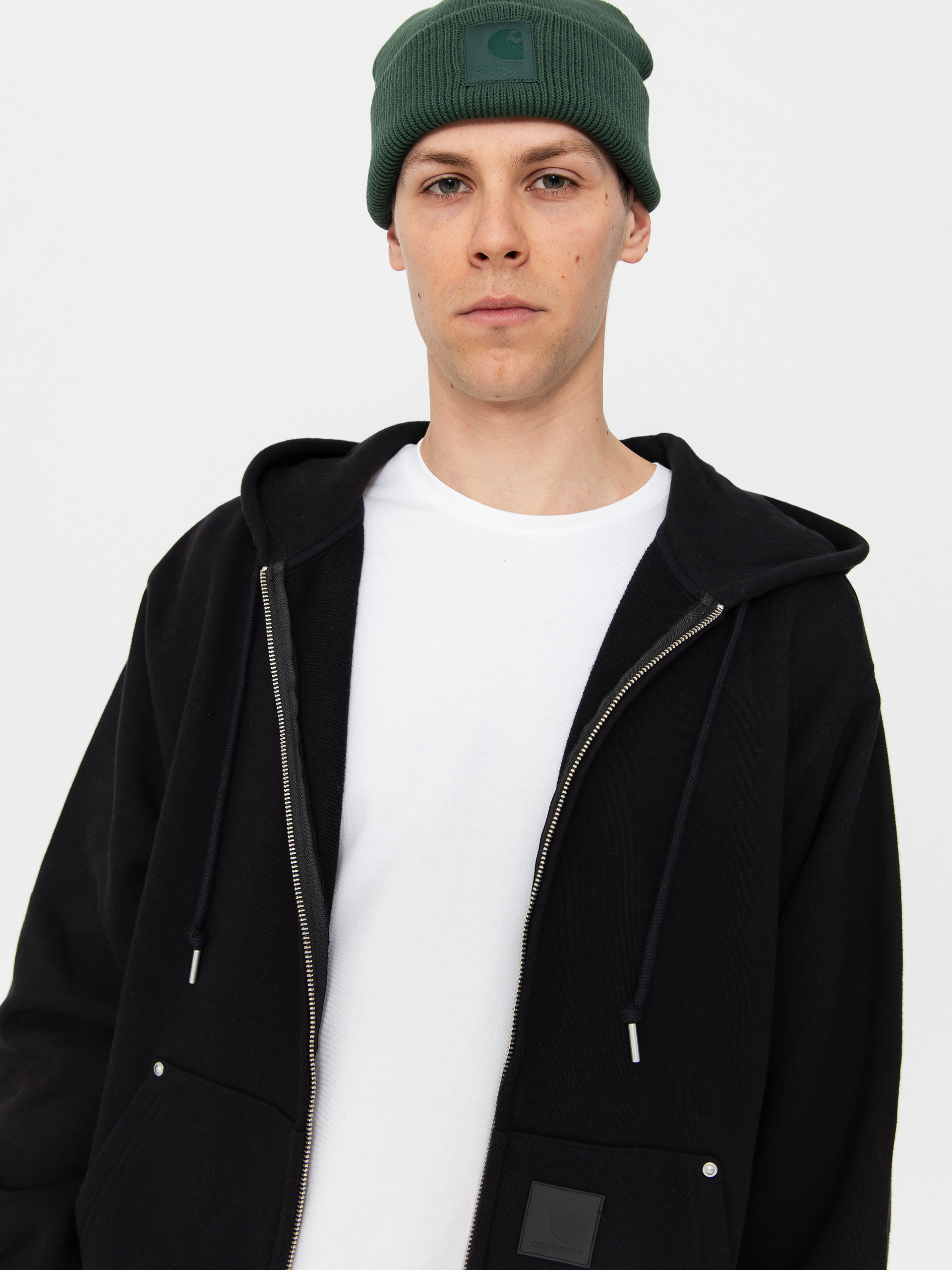 Hanorac cu glugă Carhartt WIP Eldon ZHD (black)