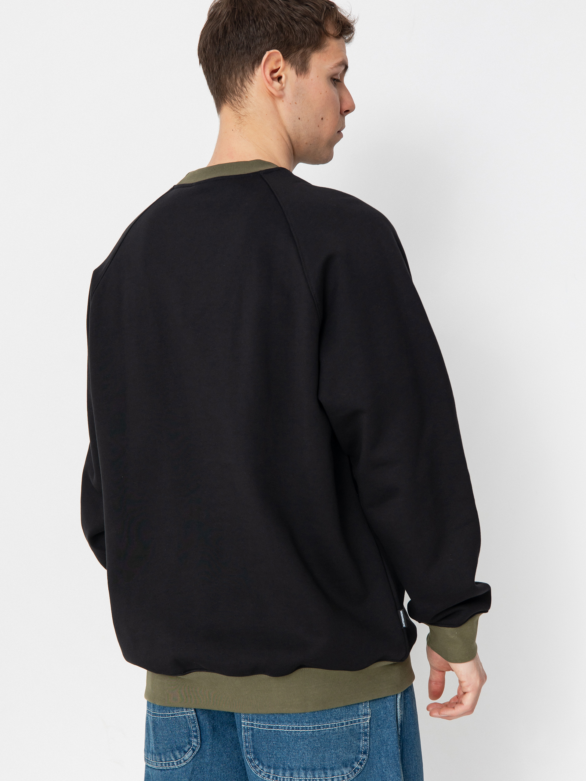 Hanorac adidas Star Wheel Crew (black/olistr)