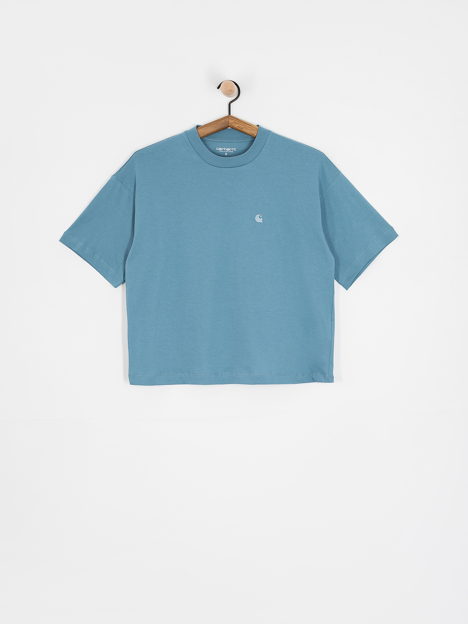 Tricou Carhartt WIP Chester Wmn (clay blue)