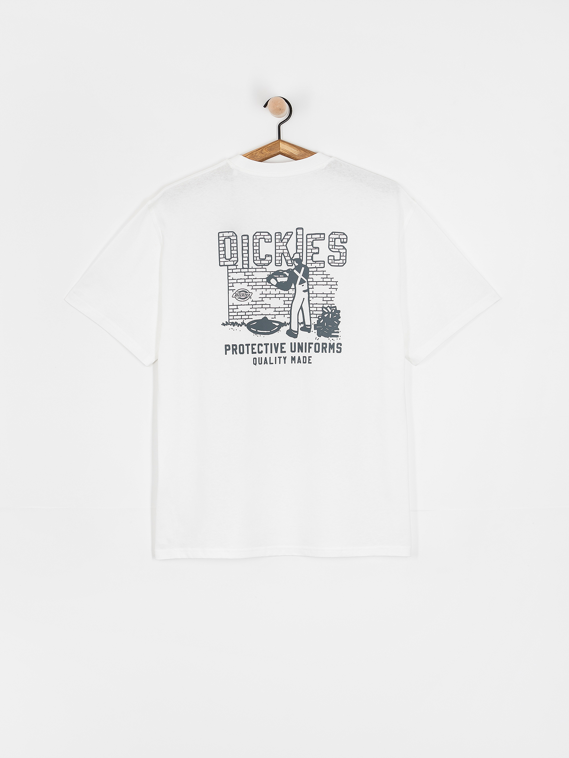 Tricou Dickies Bricklane (white)