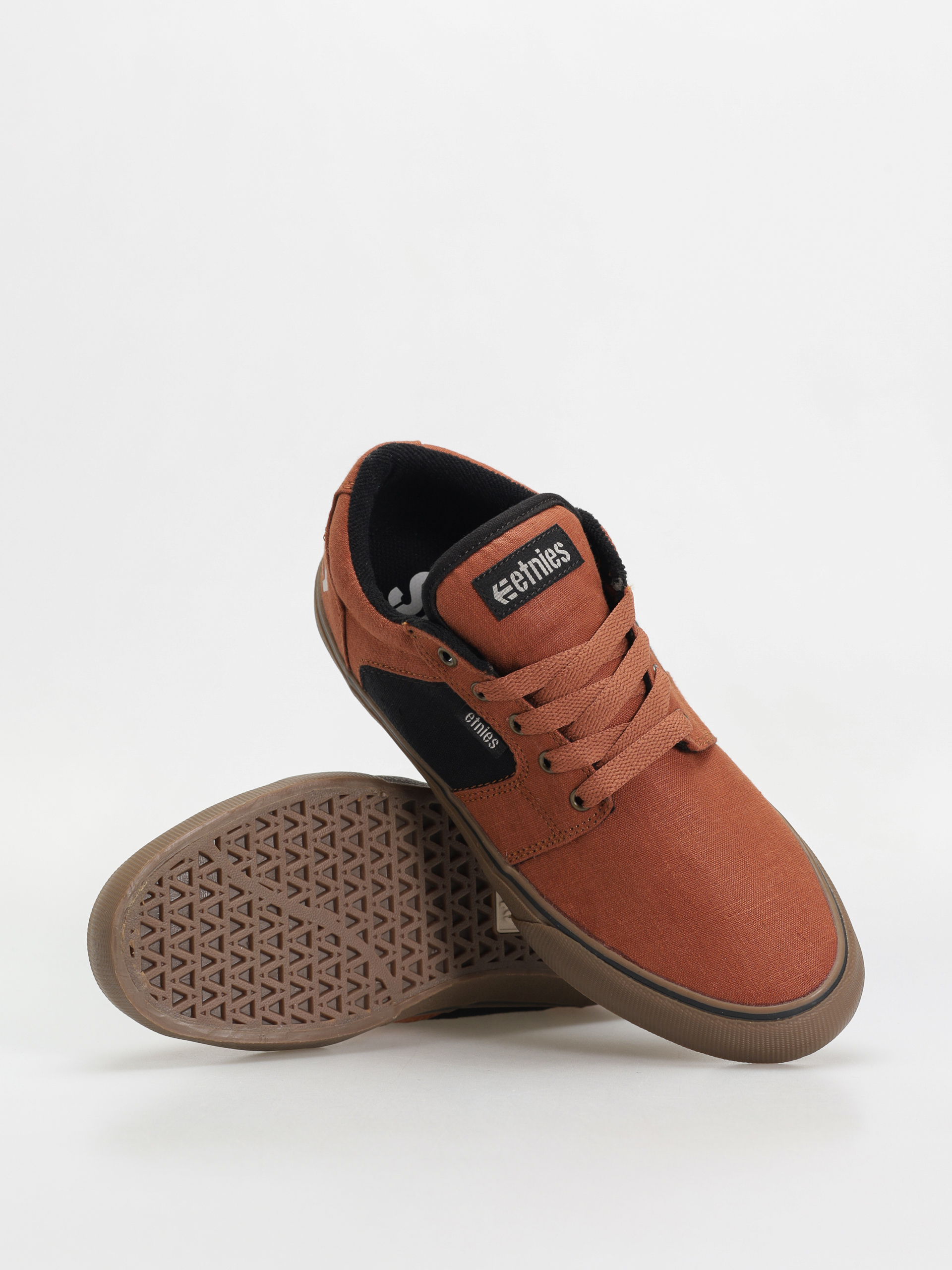 Pantofi Etnies Barge Ls (brown/gum/gold)