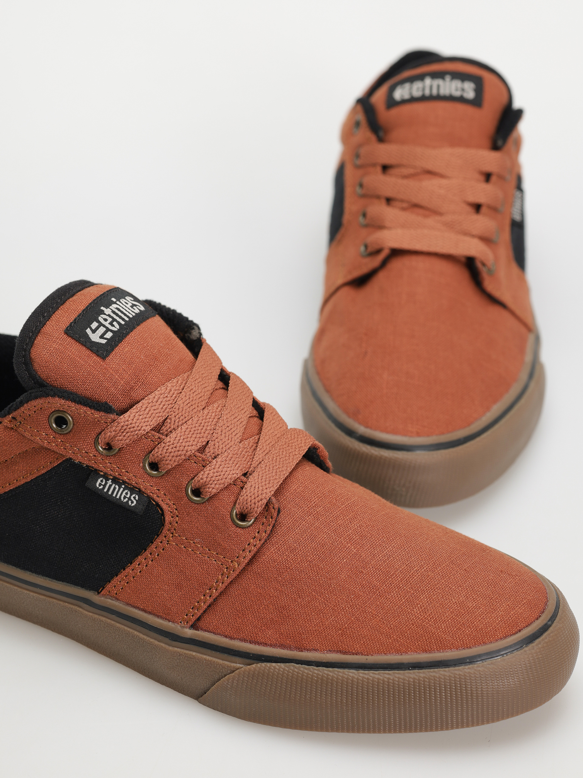 Pantofi Etnies Barge Ls (brown/gum/gold)