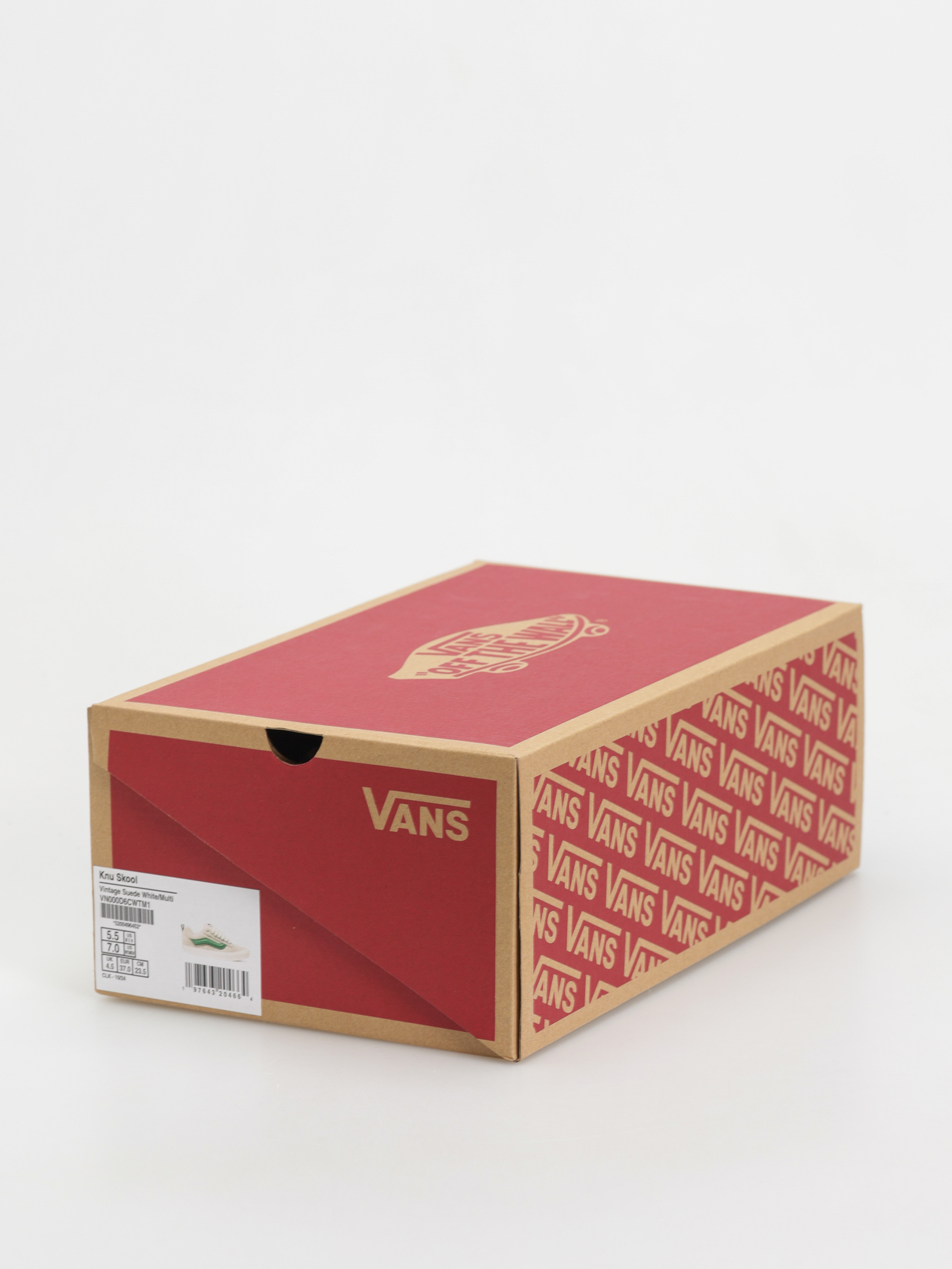 Pantofi Vans Knu Skool (vintage suede white/multi)