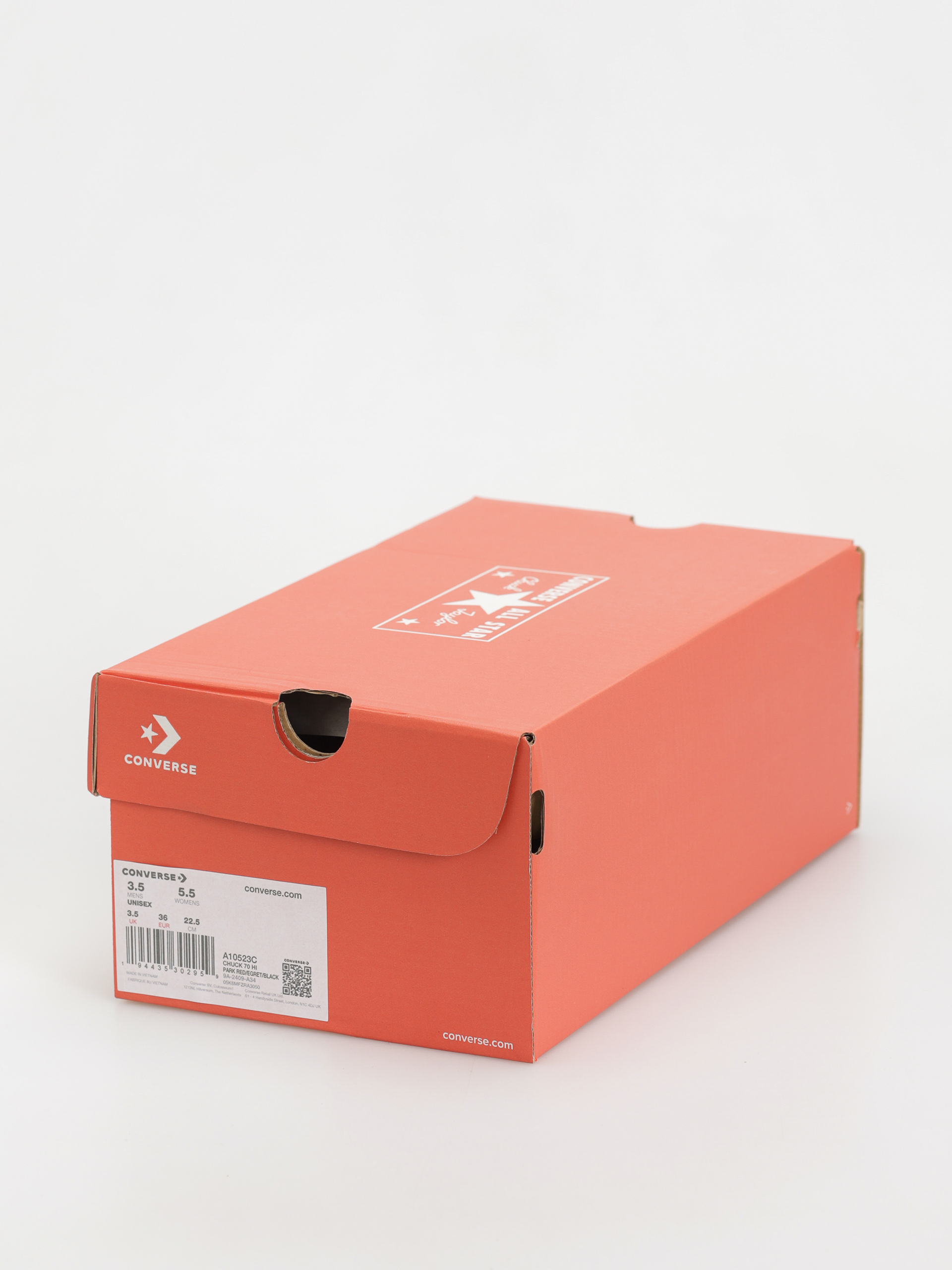 Teniși Converse Chuck 70 Hi (park red/egret/black)