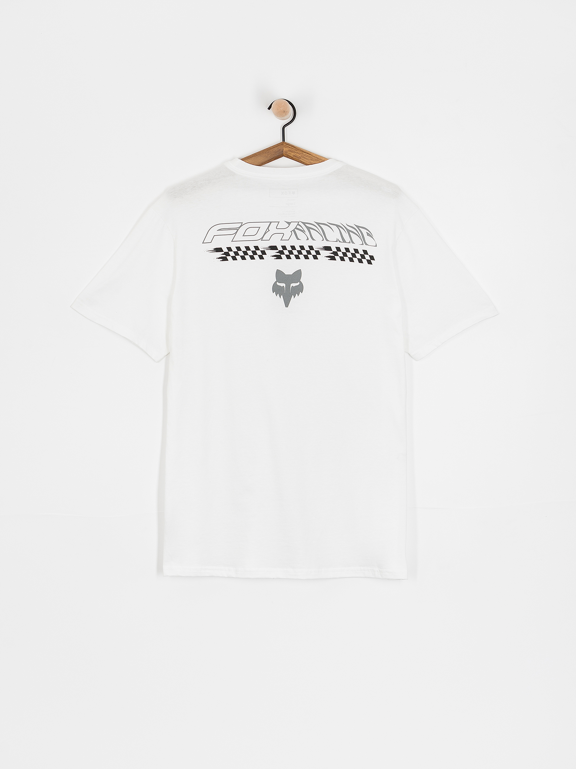 Tricou Fox Checkered (optic white)