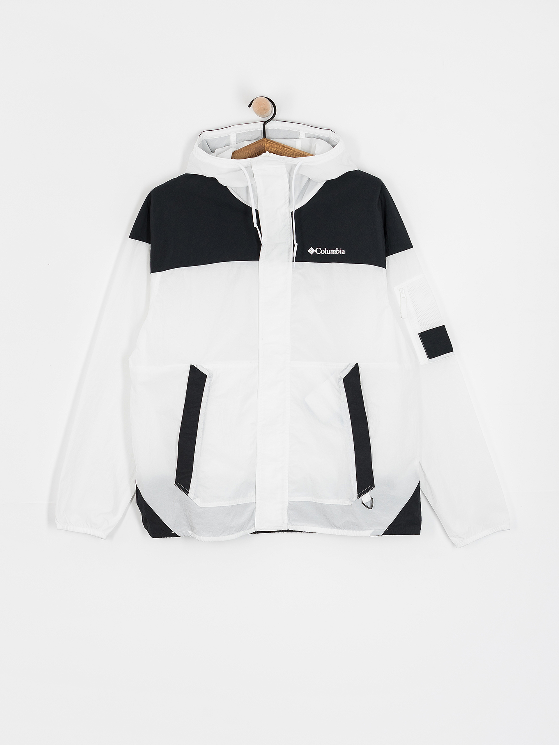 Geacă Columbia Challenger II Windbreaker (white/black)