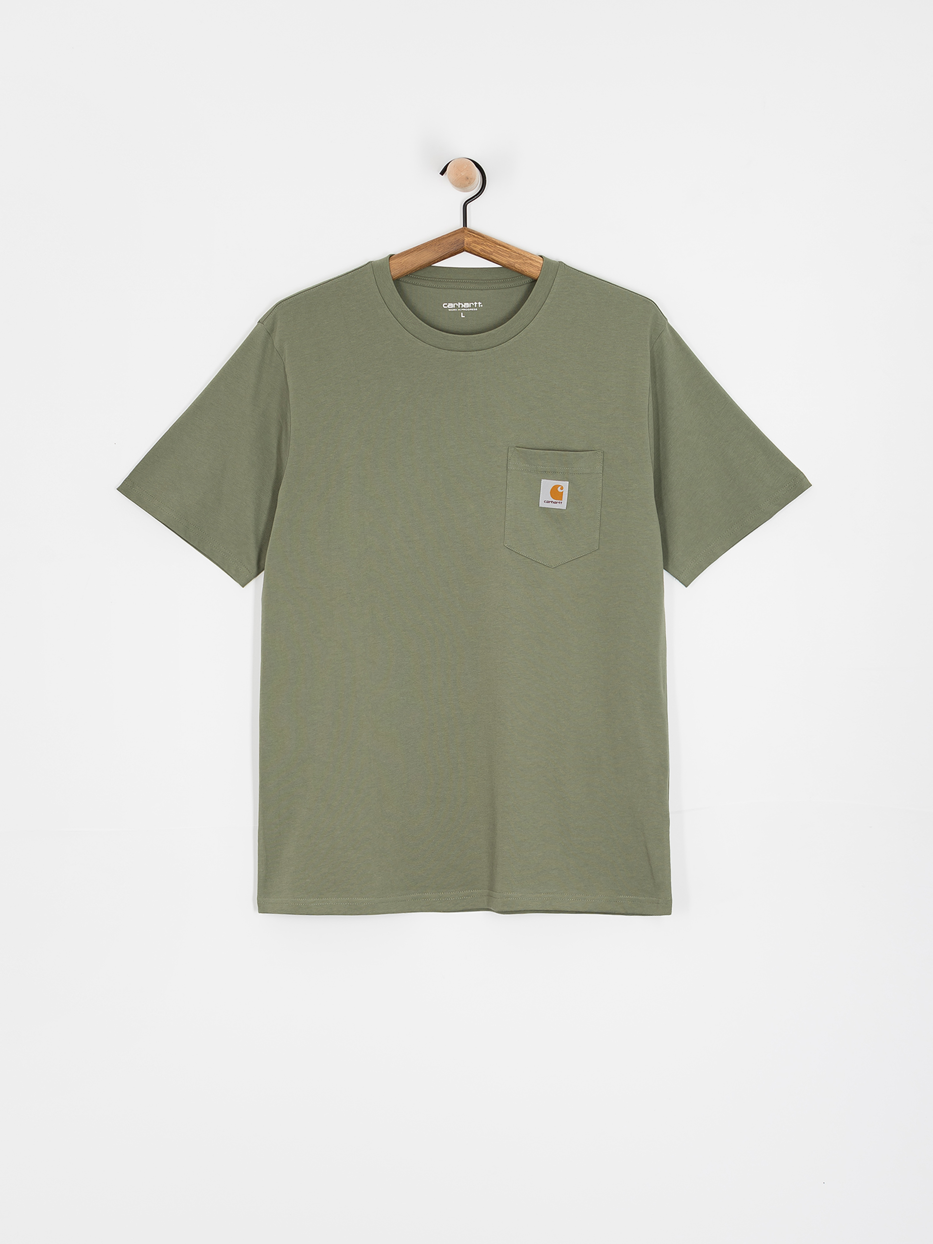 Tricou Carhartt WIP Pocket (dollar green)