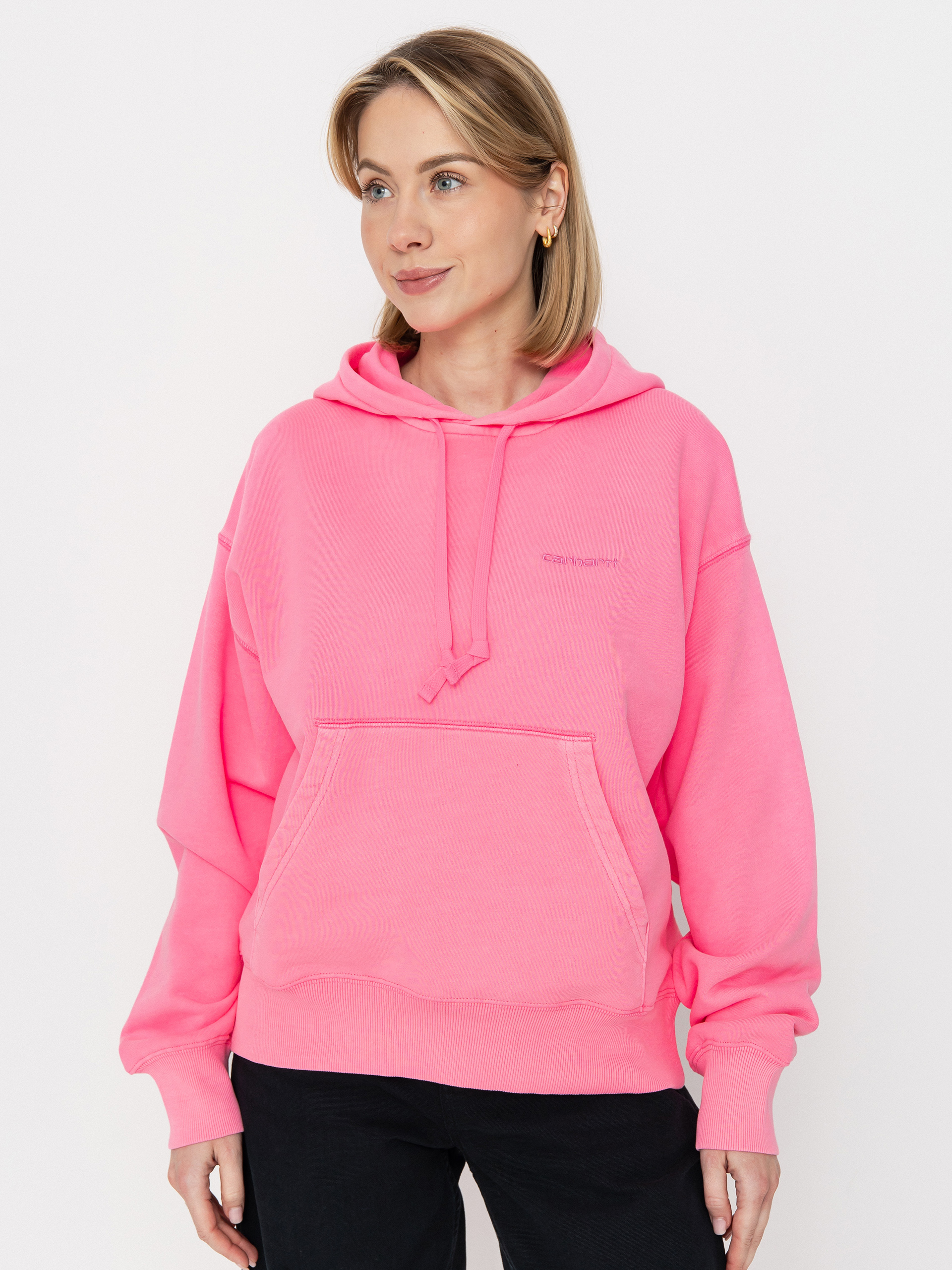 Hanorac cu glugu0103 Carhartt WIP Lumo HD Wmn (lumo pink)