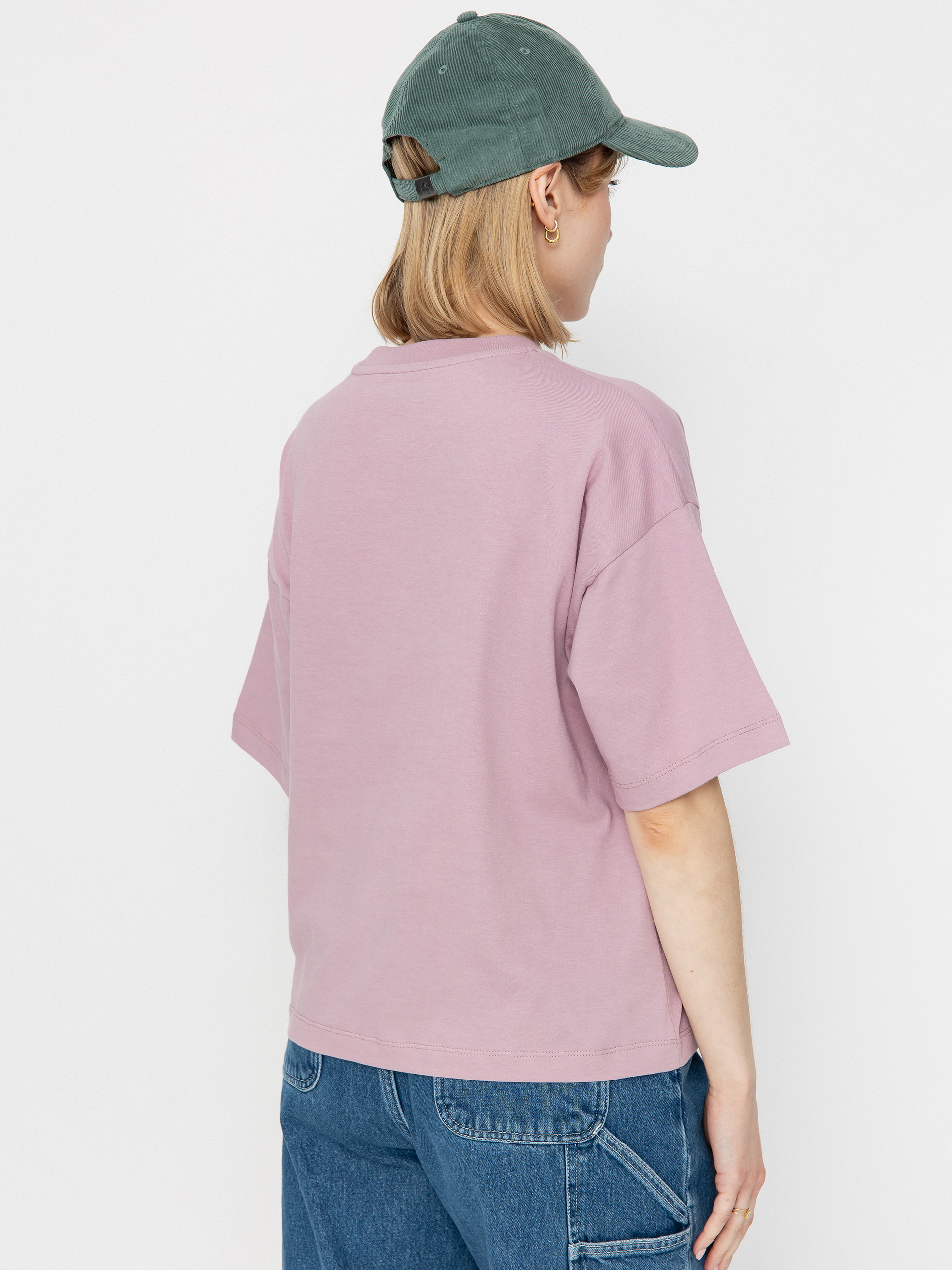 Tricou Carhartt WIP Chester Wmn (hortensia)