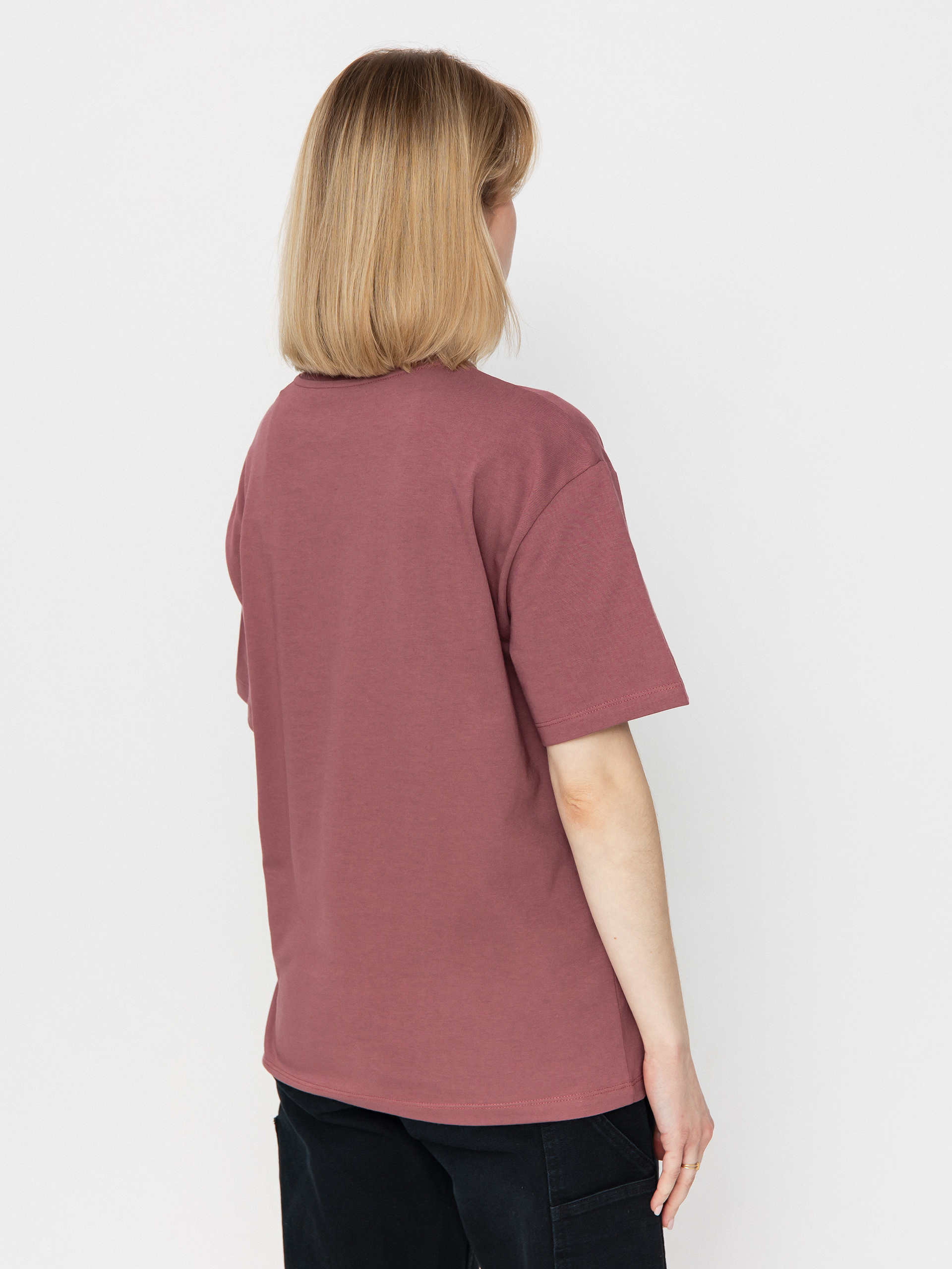 Tricou Carhartt WIP Chase Wmn (dusky pink/gold)