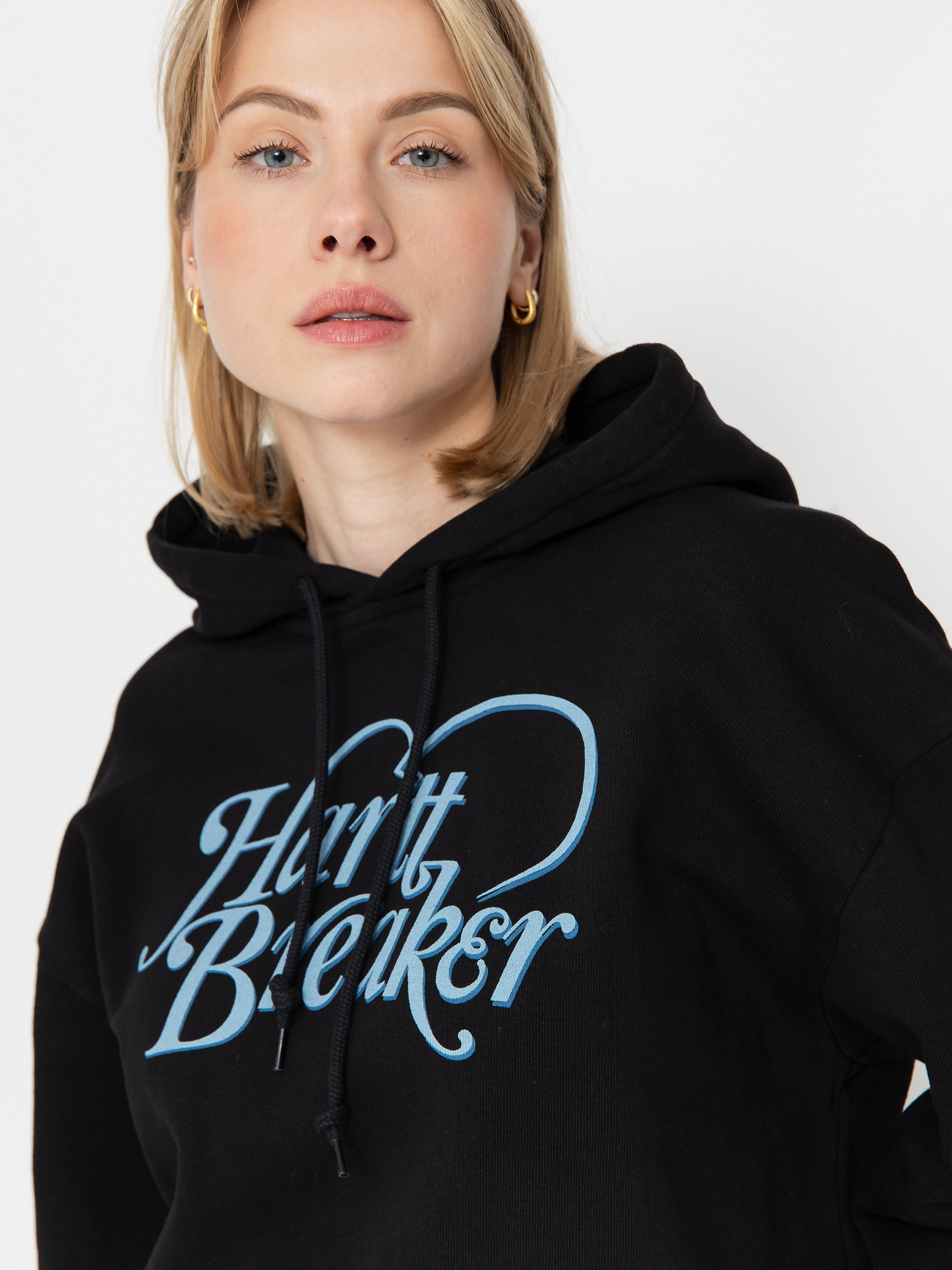 Hanorac cu glugă Carhartt WIP Harttbreaker HD Wmn (black)