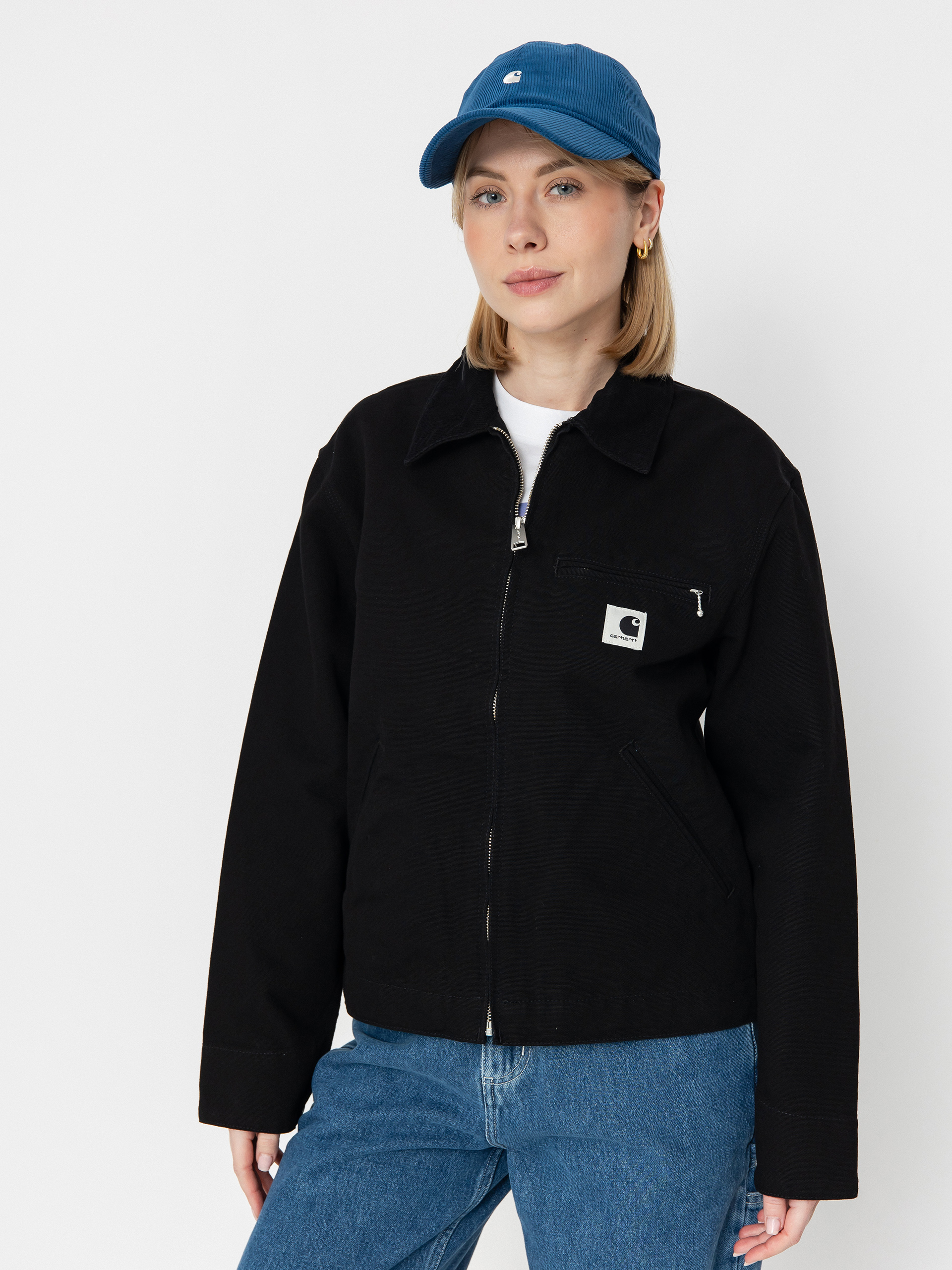 Geacă Carhartt WIP OG Detroit Wmn - negru (black/black)