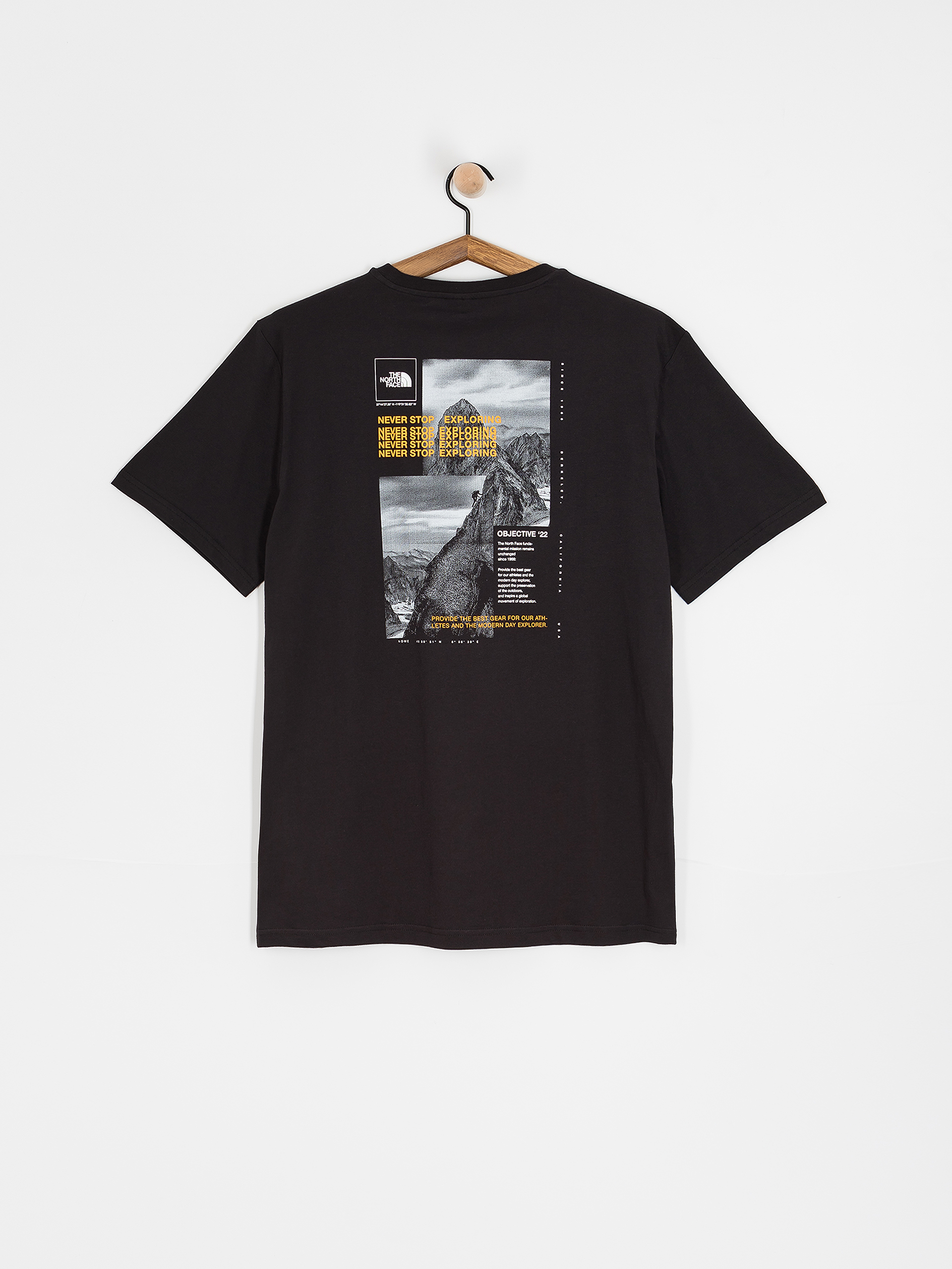 Tricou The North Face Collage (tnf black/summit gold)