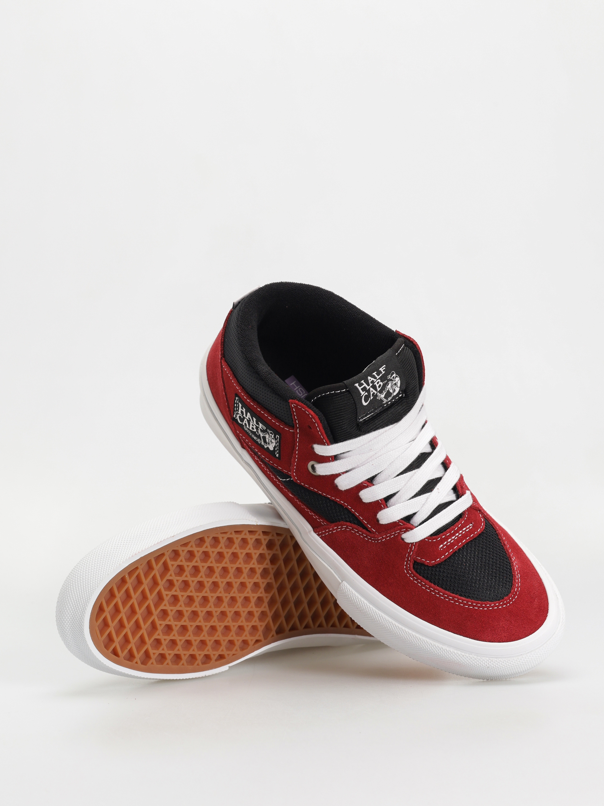 Pantofi Vans Skate Half Cab (sport red/black)
