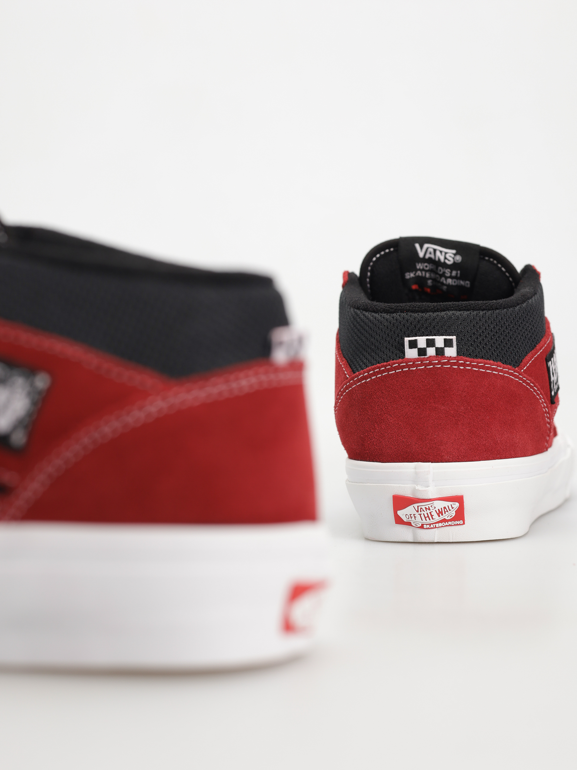 Pantofi Vans Skate Half Cab (sport red/black)